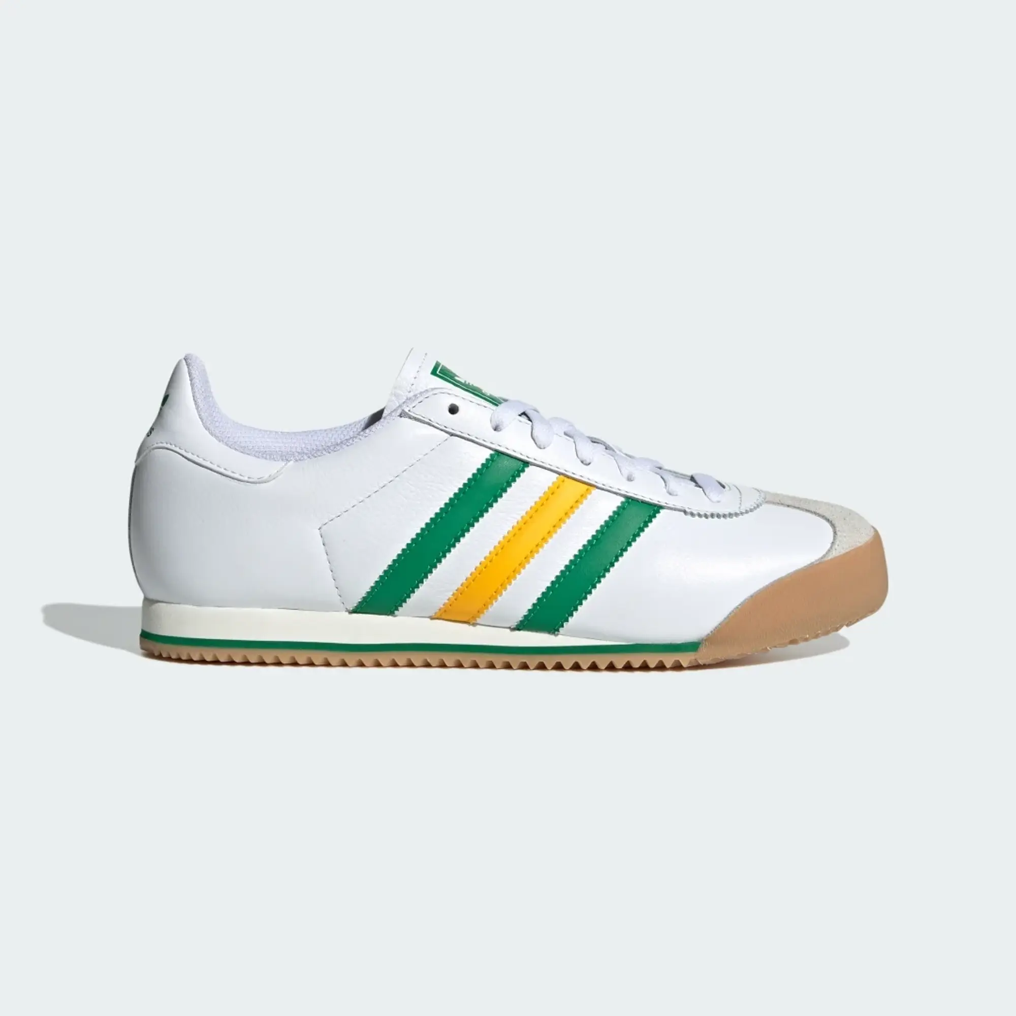 Adidas Originals K 74 Trainers In White And Yellow-Multi