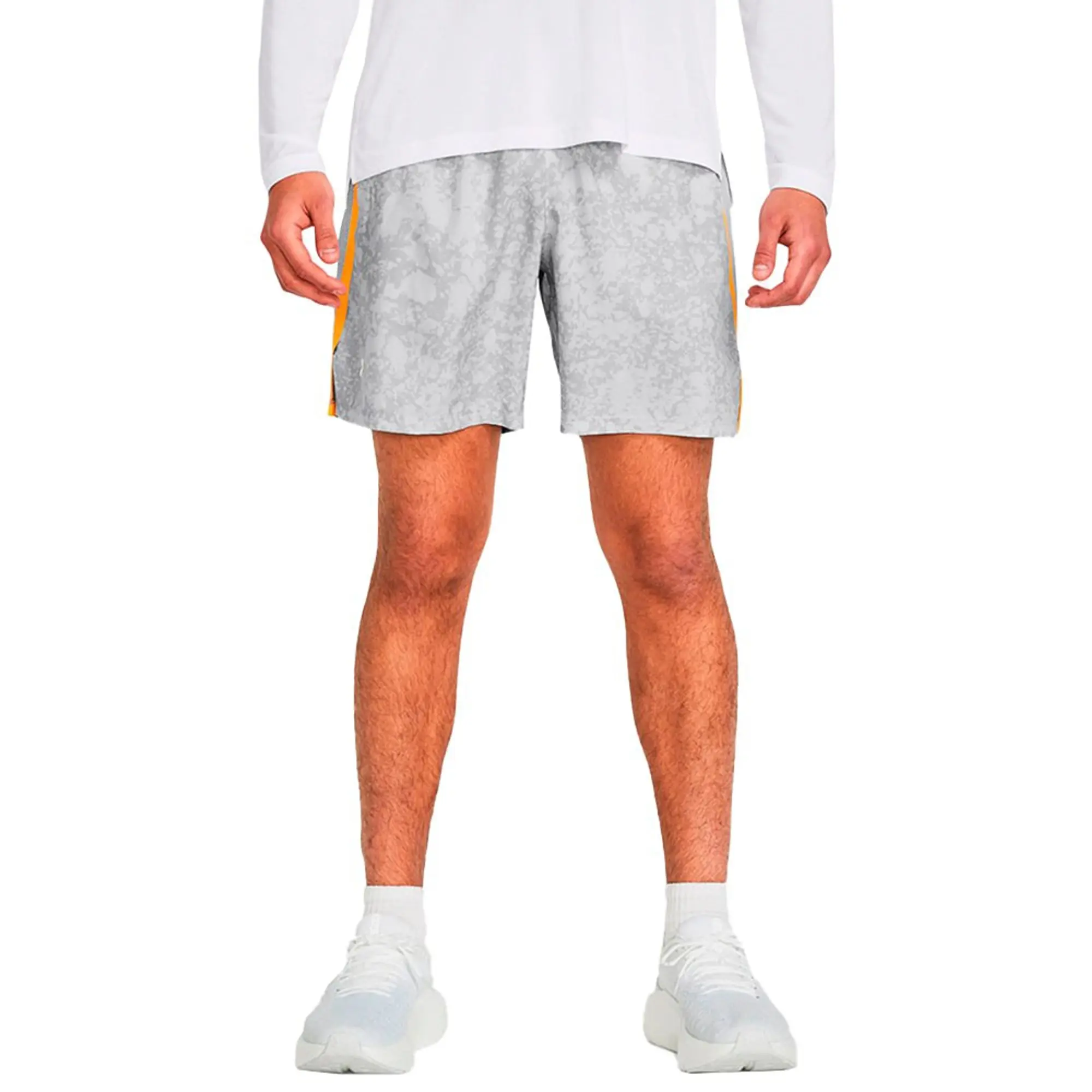 Under Armour Armour Ua Launch 7'' Unlined Shorts Running Short Mens - Grey