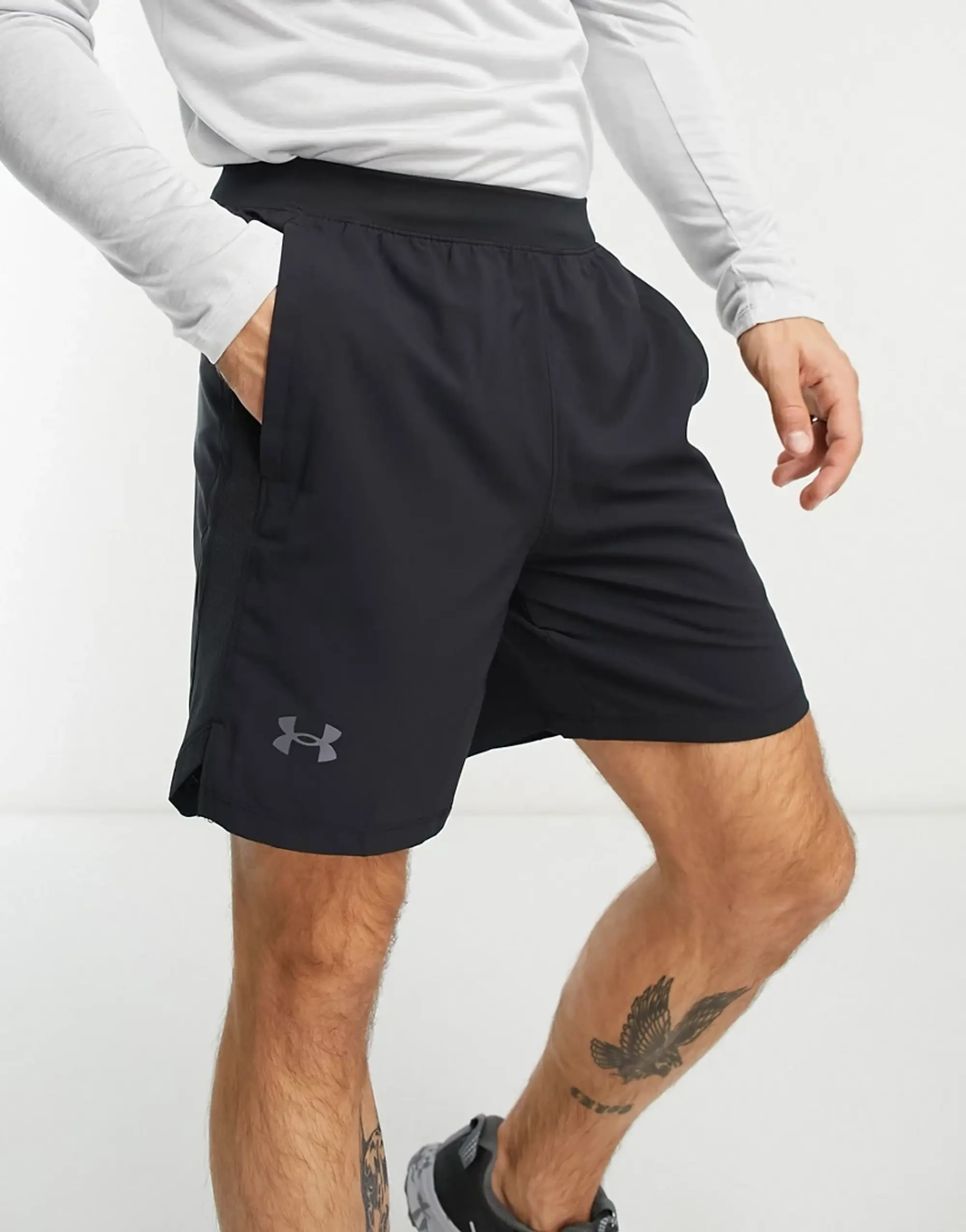Under Armour Launch 7 Inch Shorts In Black