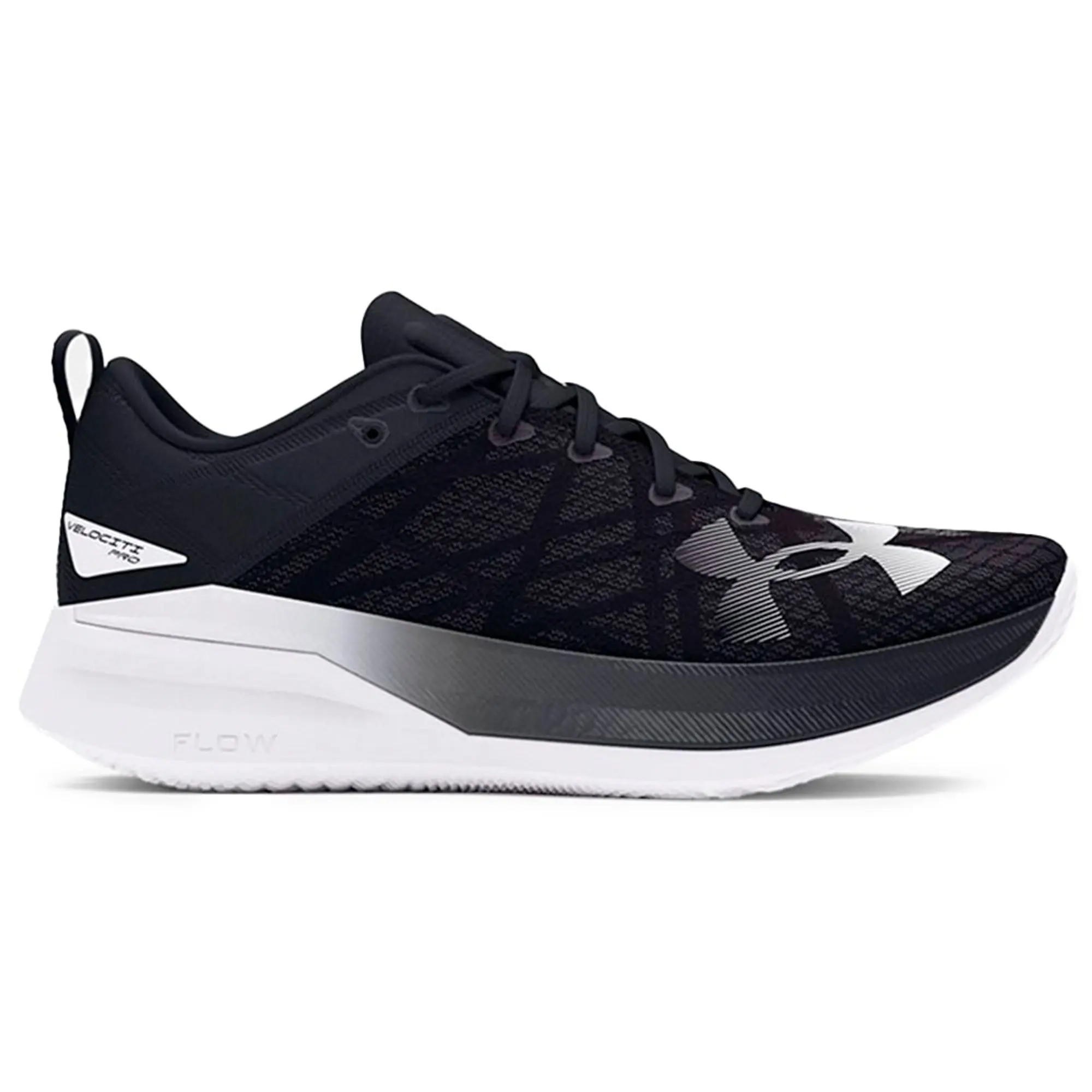 Unisex  Under Armour  Velociti Pro Running Shoes Black / Anthracite / White 10.5