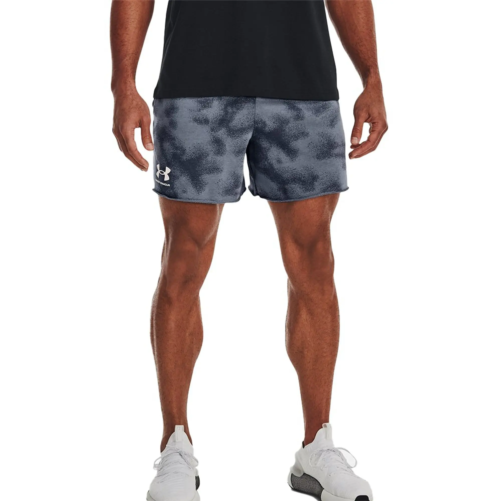 Under Armour Rival Terry 6inch Gym Shorts Mens - Grey