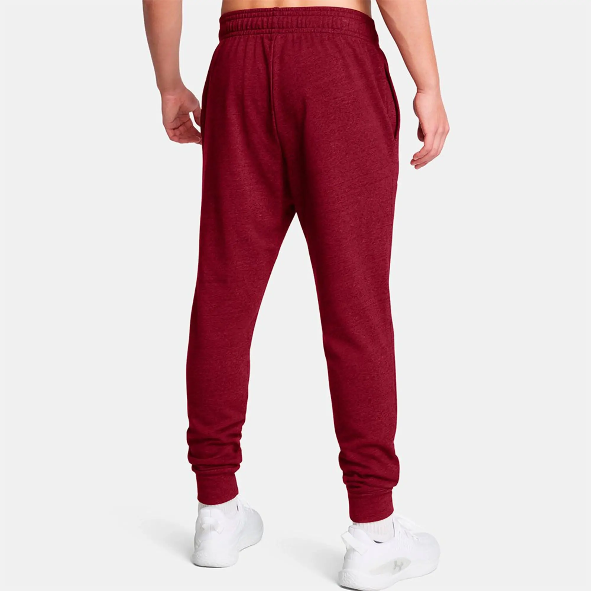 Men's  Under Armour  Rival Terry Joggers Cardinal / Onyx White XL