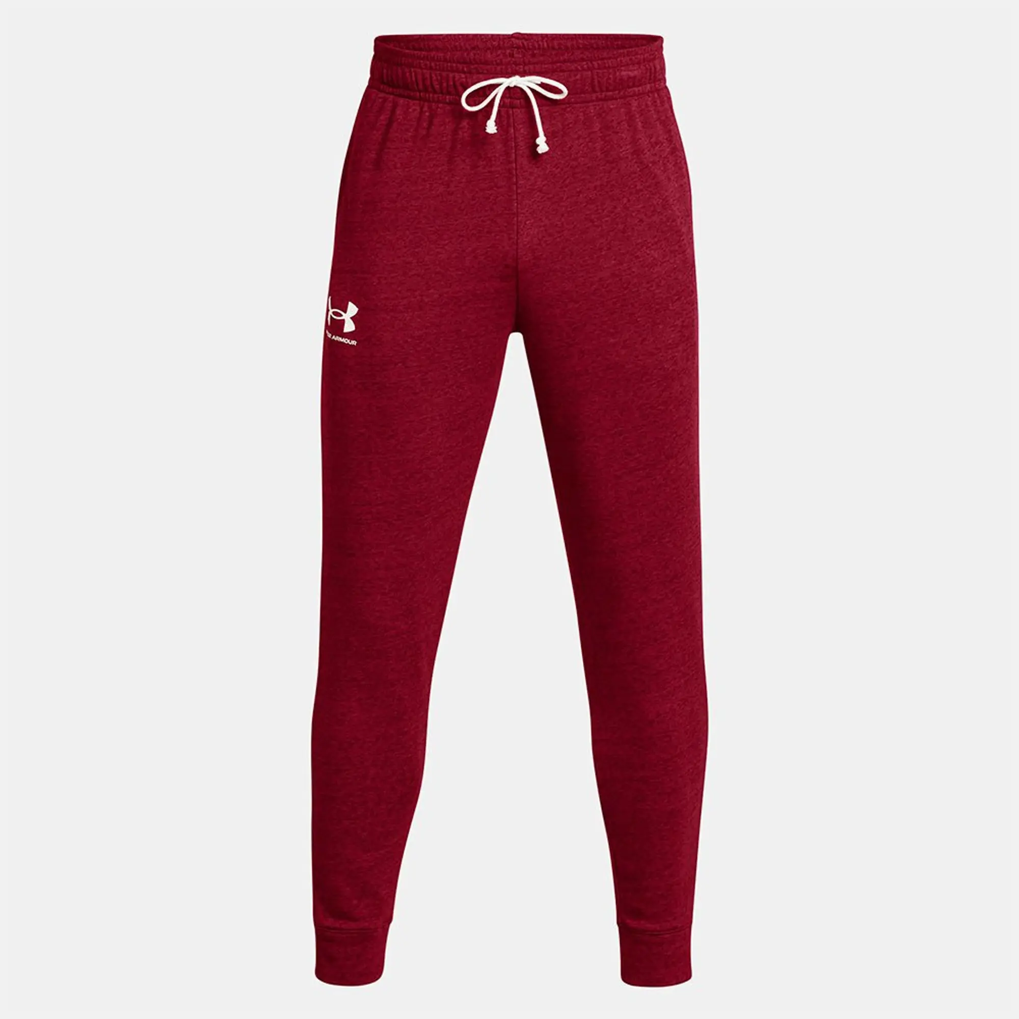 Men's  Under Armour  Rival Terry Joggers Cardinal / Onyx White XL