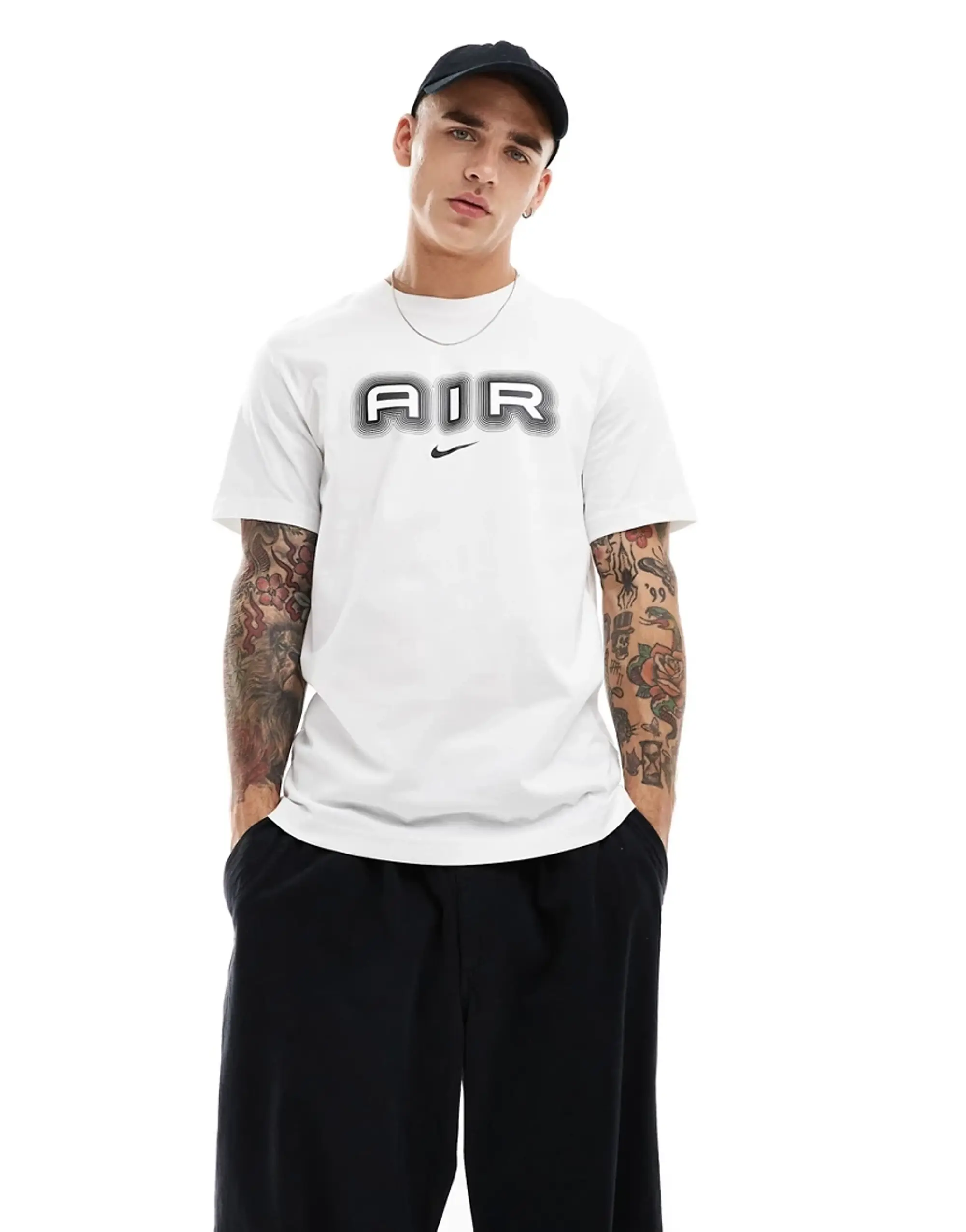 Nike Air Men T-Shirts - White