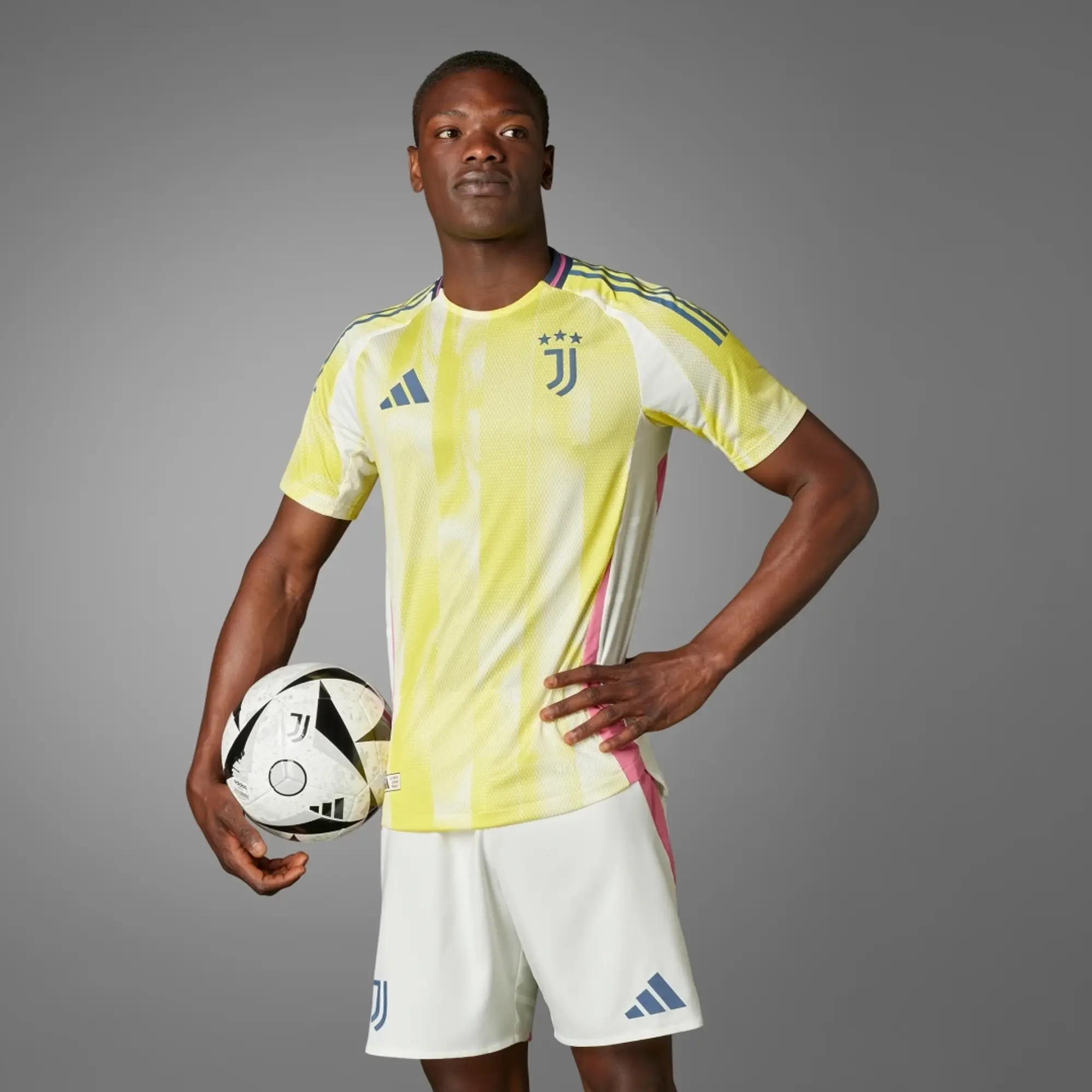 adidas Juventus Mens SS Player Issue Away Shirt 2024/25