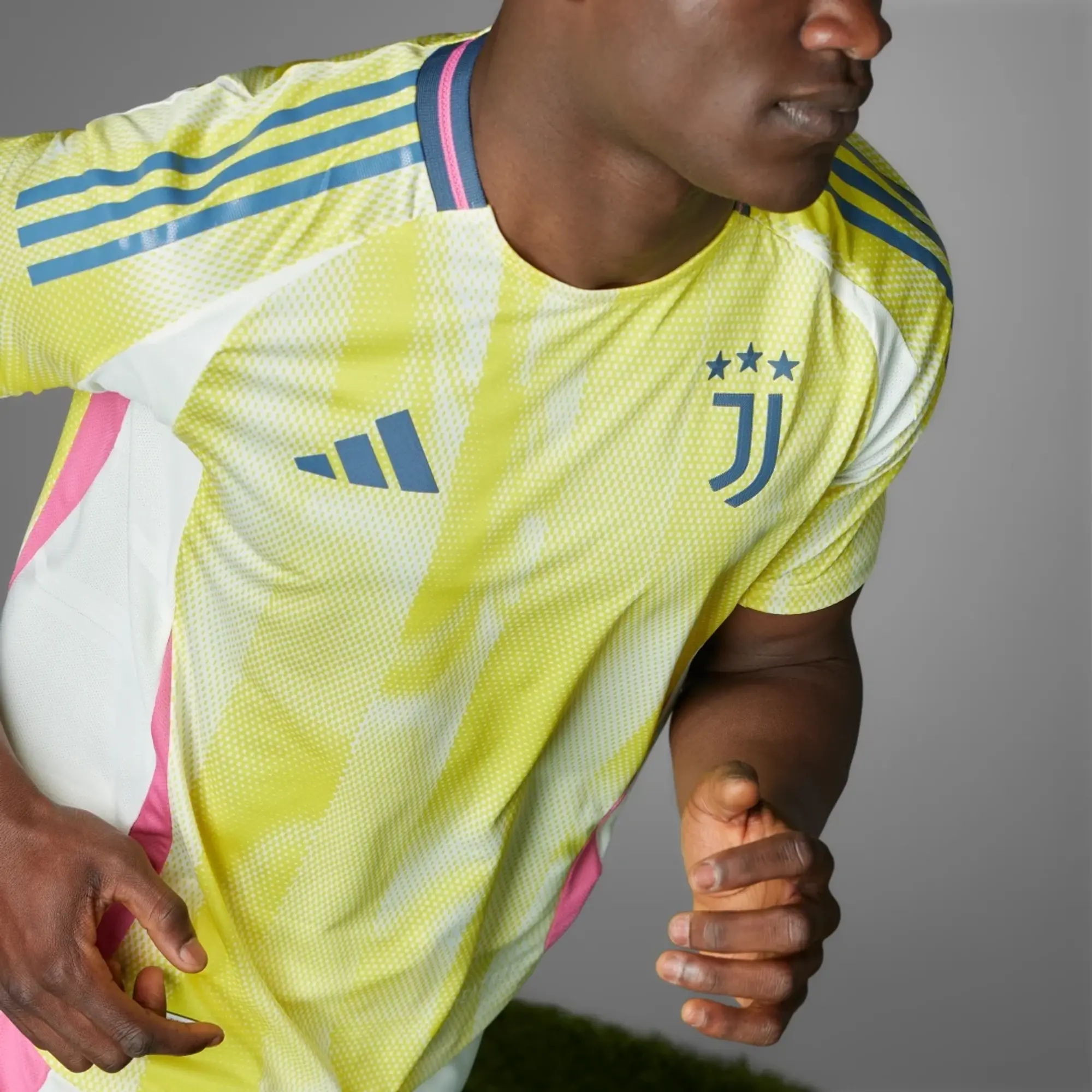 adidas Juventus Mens SS Player Issue Away Shirt 2024/25
