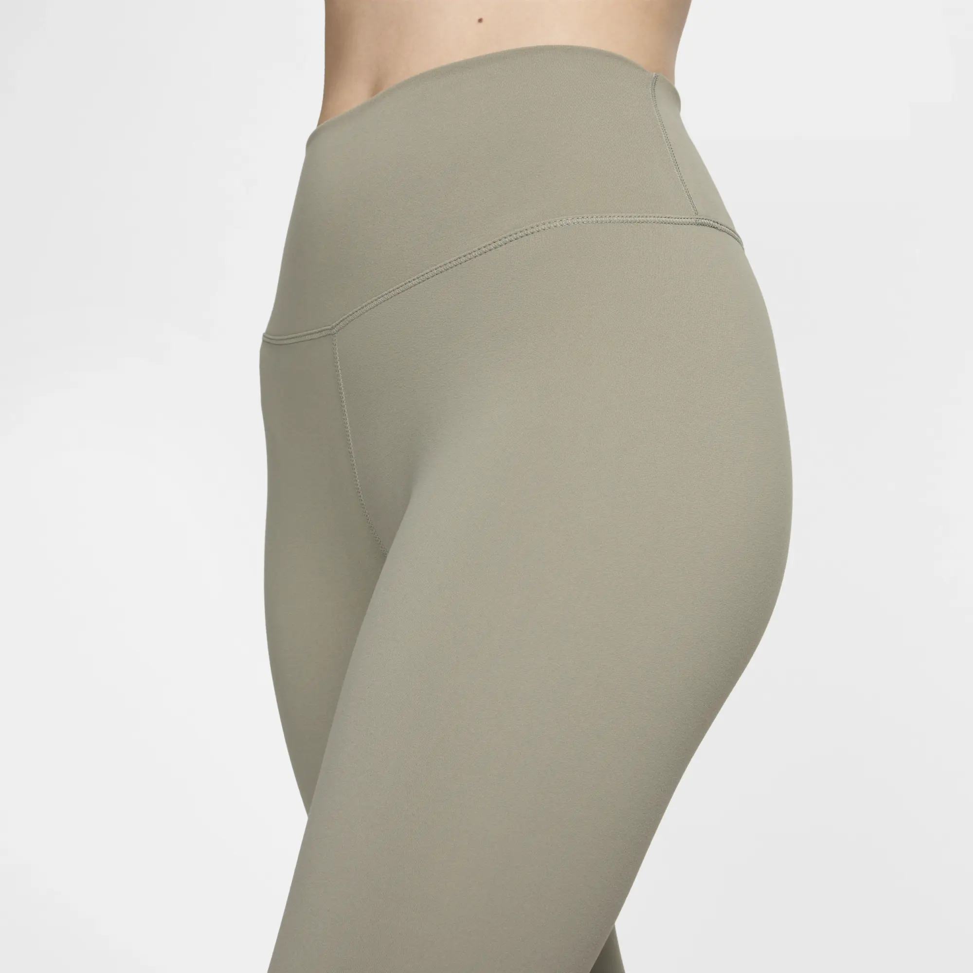 Nike One Women's High-Waisted 7/8 Leggings - Green - Recycled Polyester Minimum