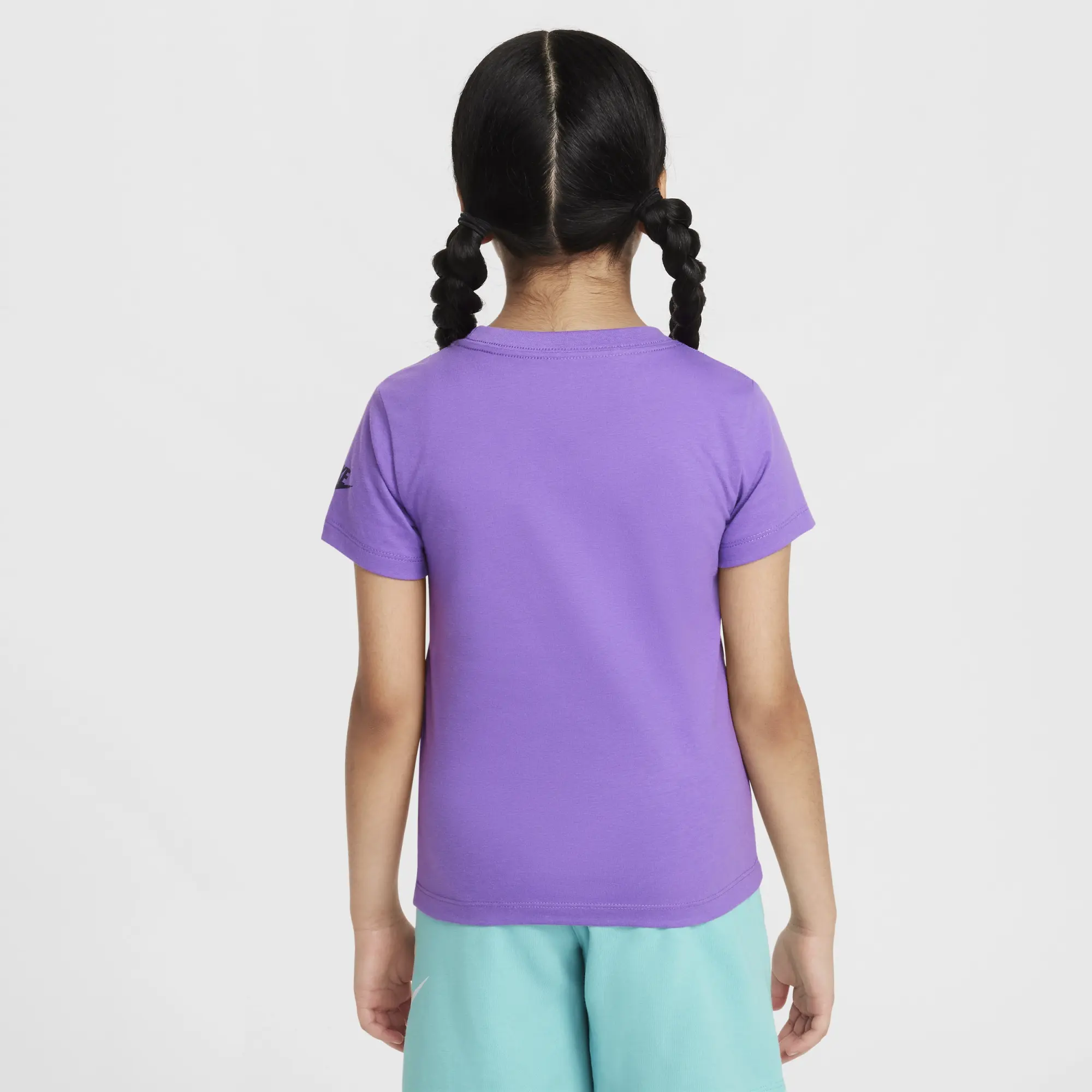 Nike Younger Kids' Printed Club Graphic T-Shirt - Purple - Cotton
