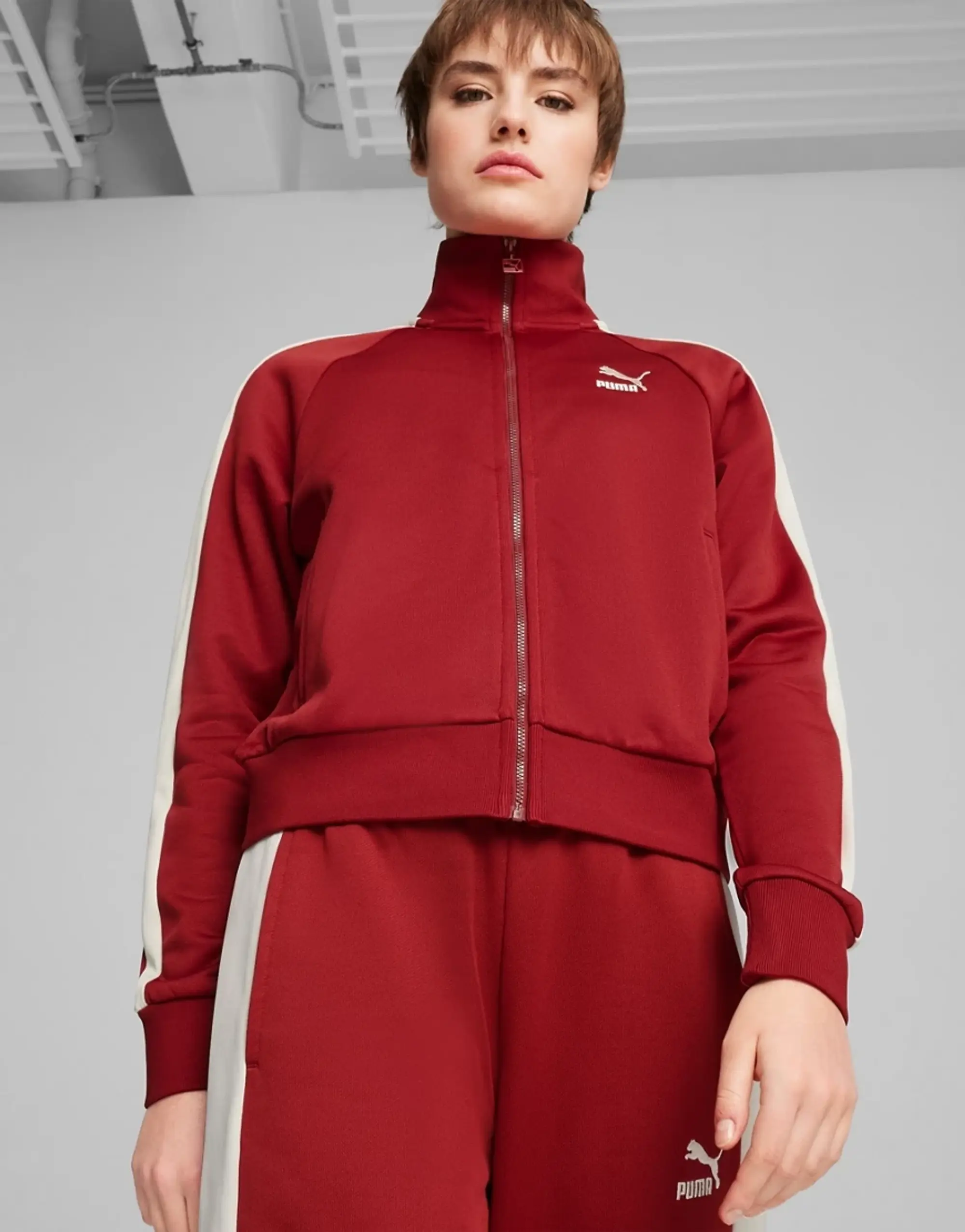 PUMA Iconic T7 Track Jacket Women, Intense Red
