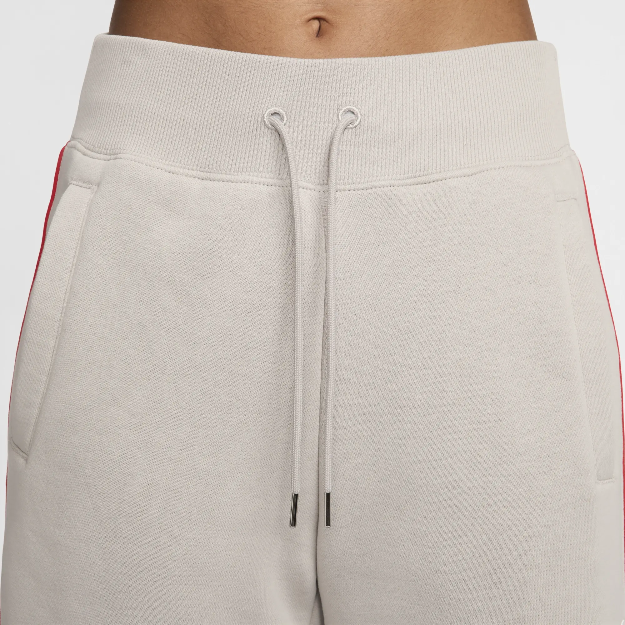 Nike Womens Phoenix Trend Fleece Pant - Beige - Size M - Beige