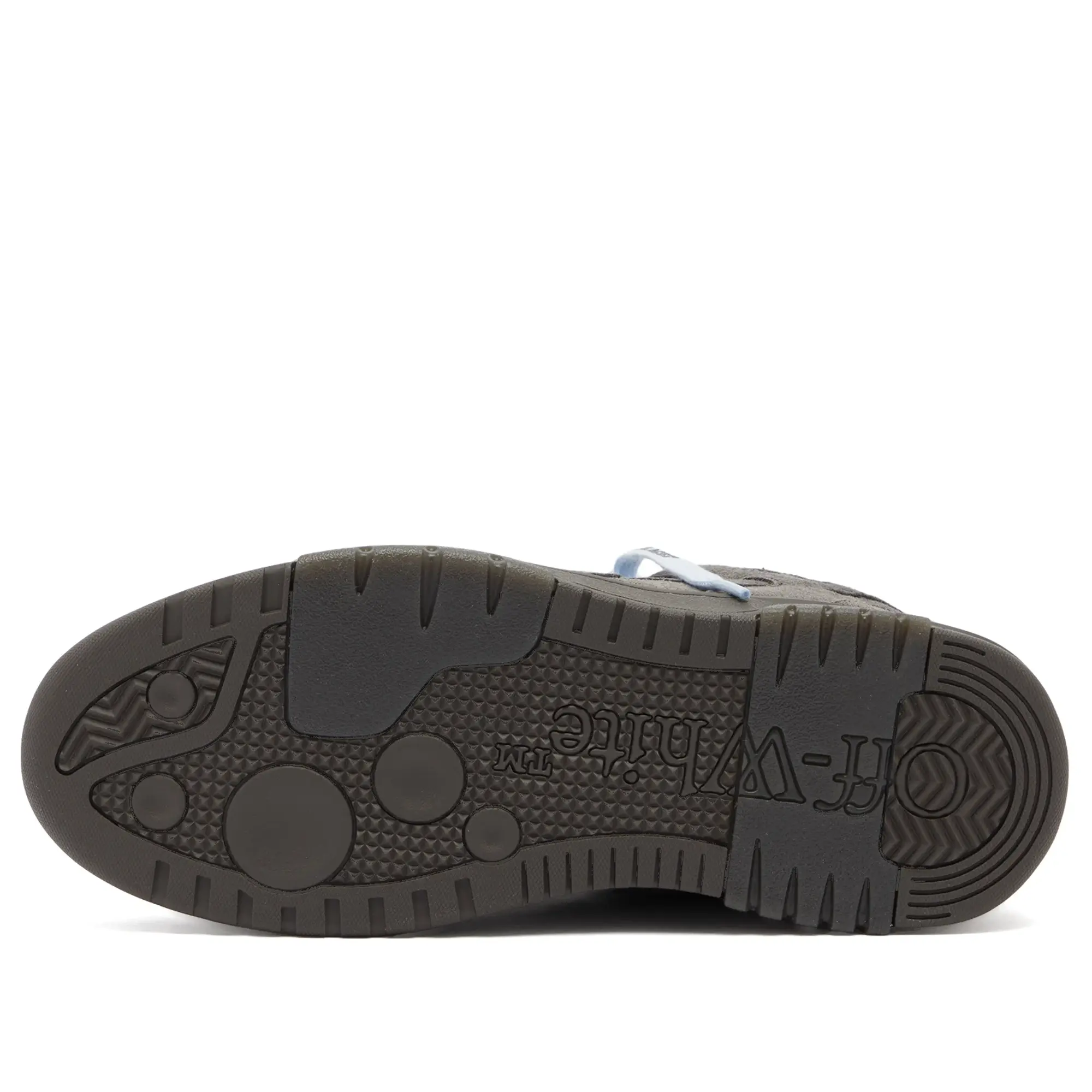 Off-White Women's Out Of Office Full Suede Sneaker Dark Grey