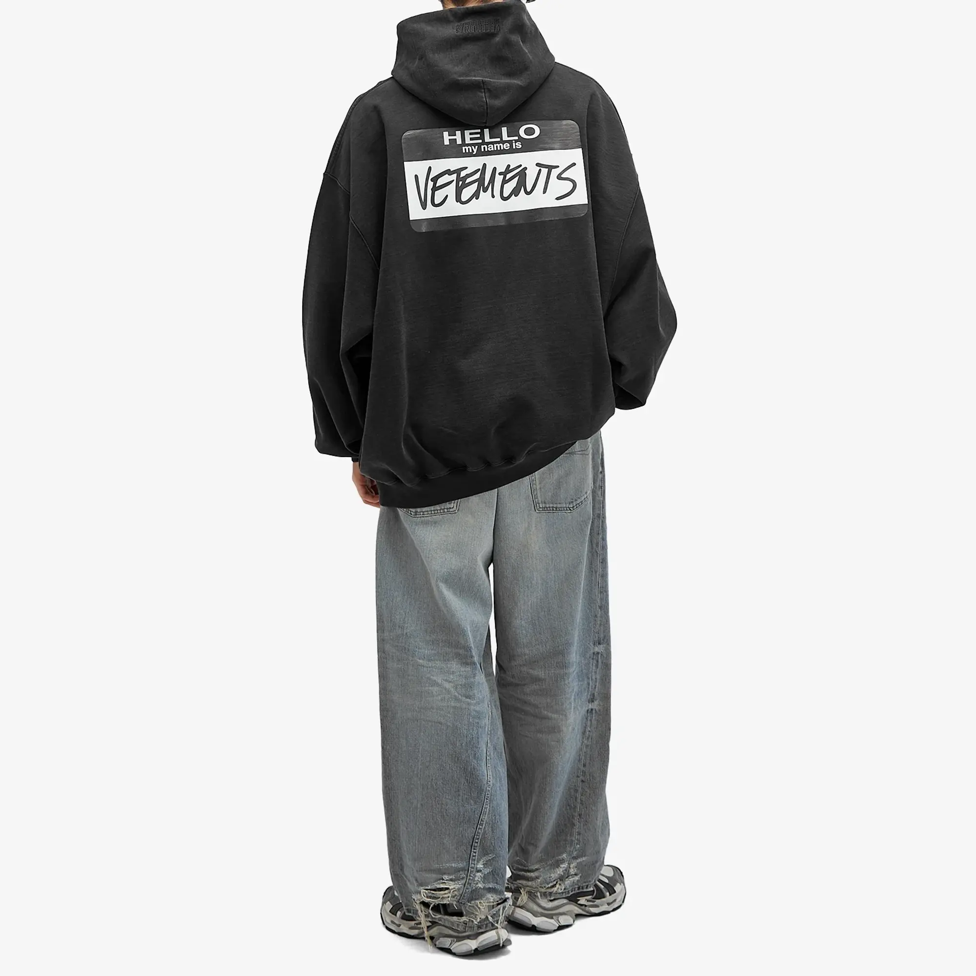 VETEMENTS Men's Hello My Name Is VETEMENTS Men's Hoodie VETEMENTS Men's Hello My Name Is VETEMENTS Men's Hoodie