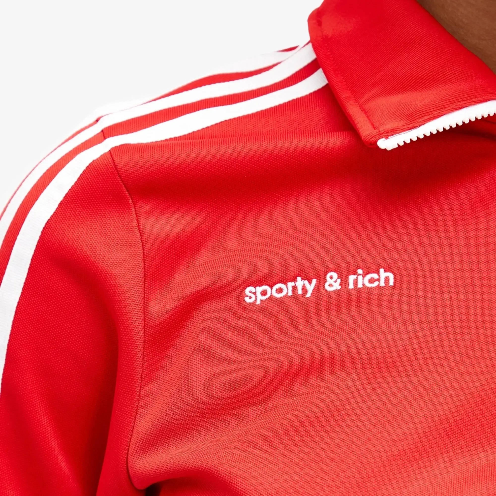 Adidas Women's x Sporty & Rich Track Top Collegiate Red