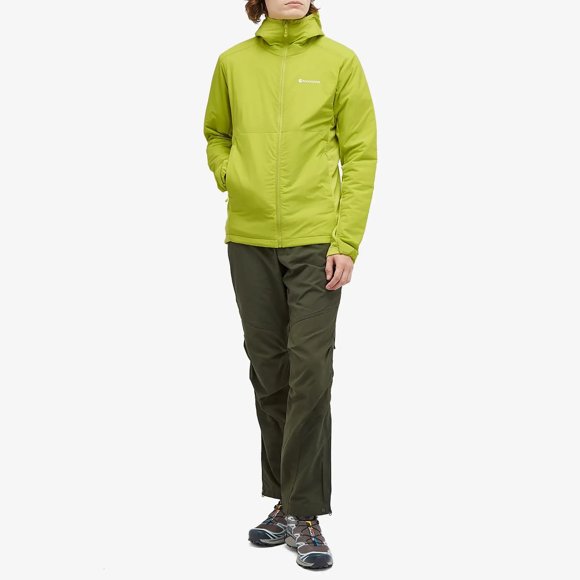 Montane Men's Fireball Lite Hooded Jacket Citrus Spring