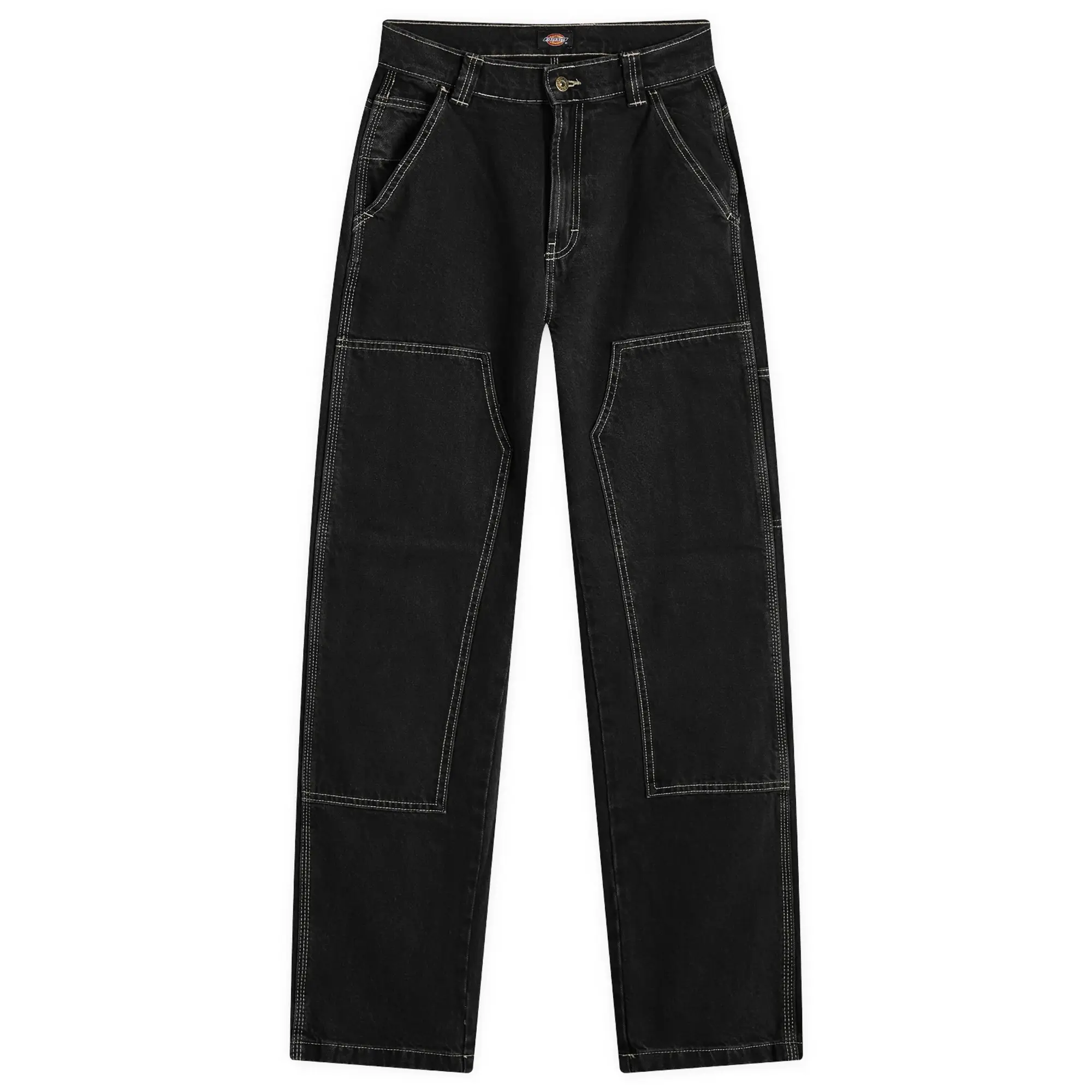Dickies Women's Madison Double Knee Trousers Black Wash