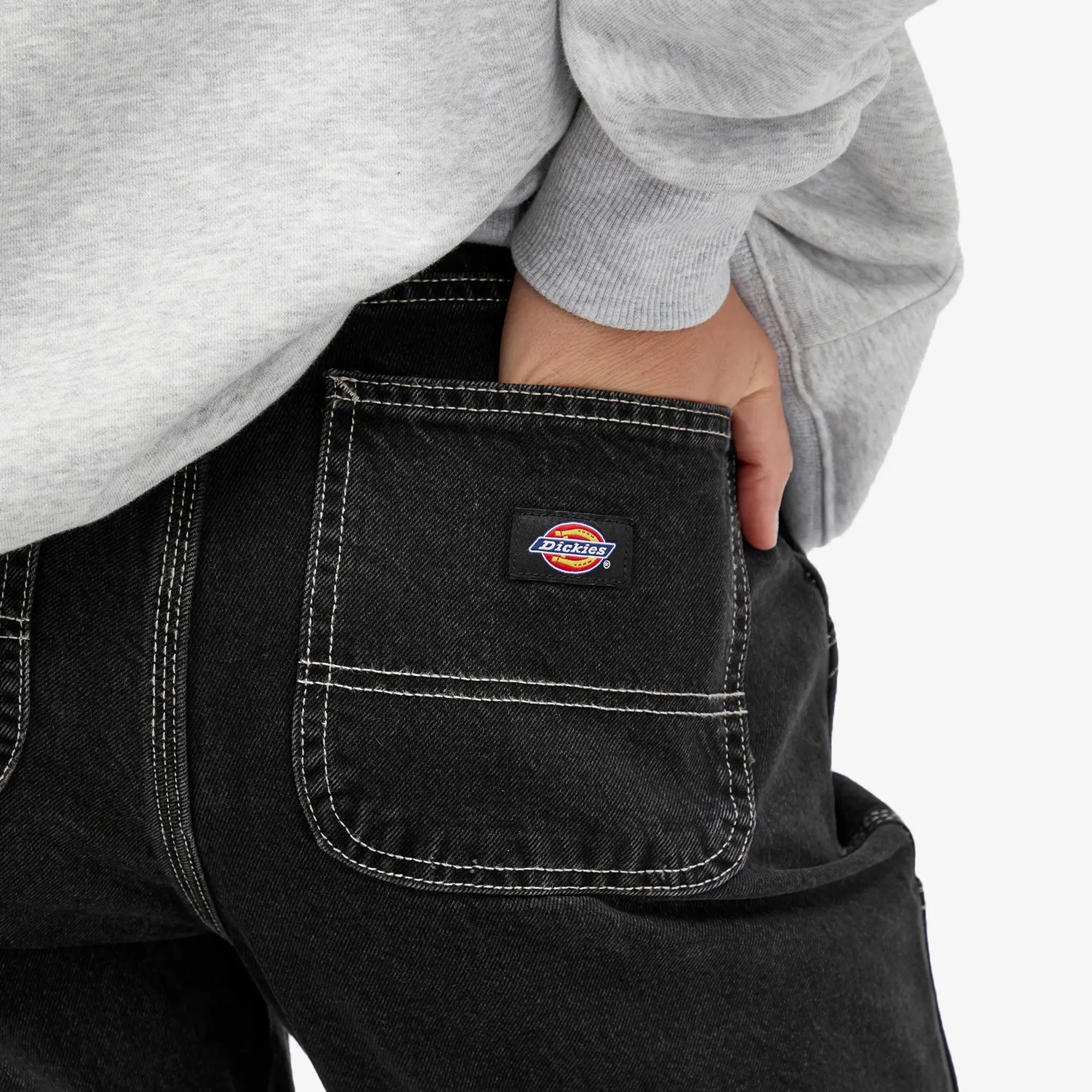 Dickies Women's Madison Double Knee Trousers Black Wash