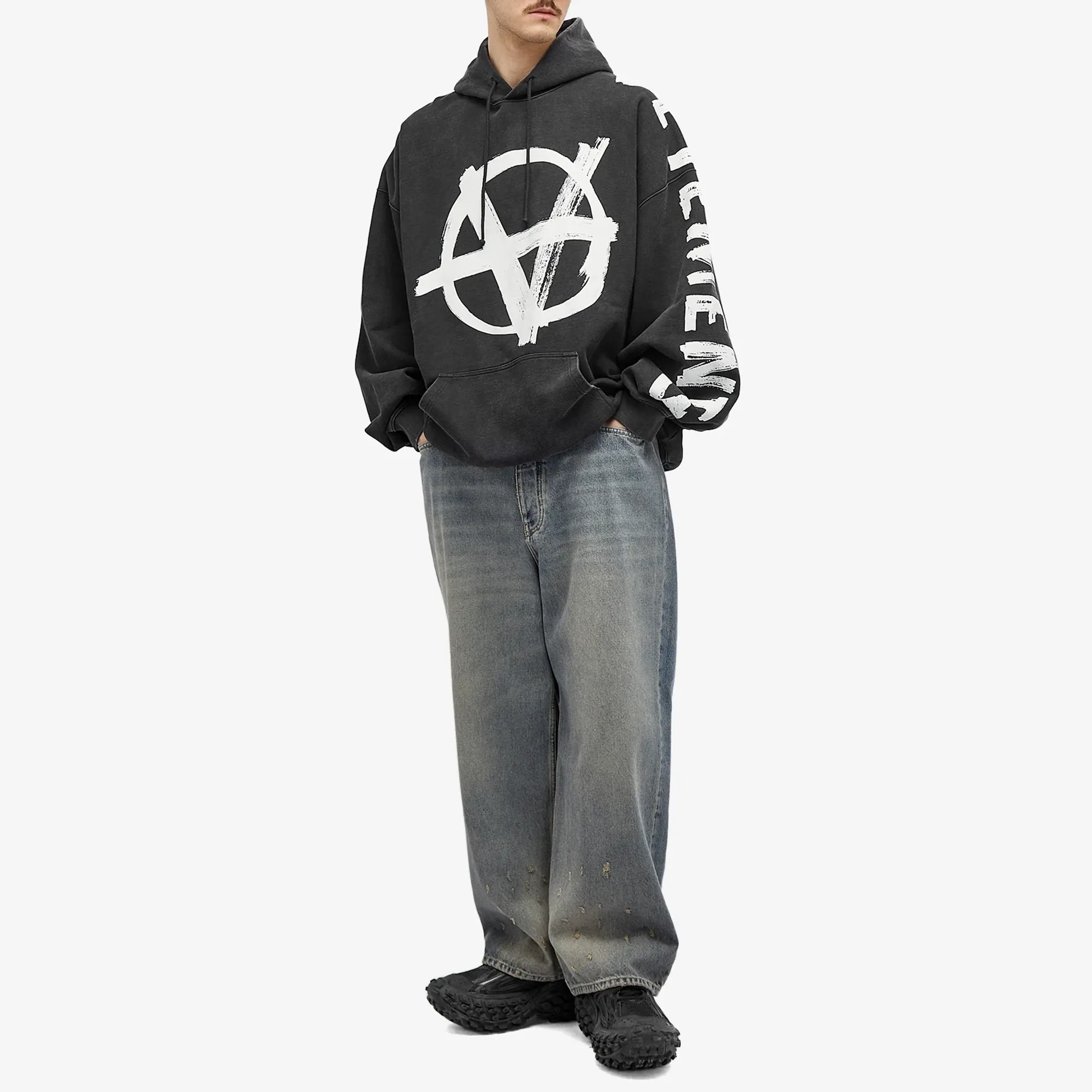Vetements DOUBLE こぐらし ANARCHY LOGO Hoodie22AW