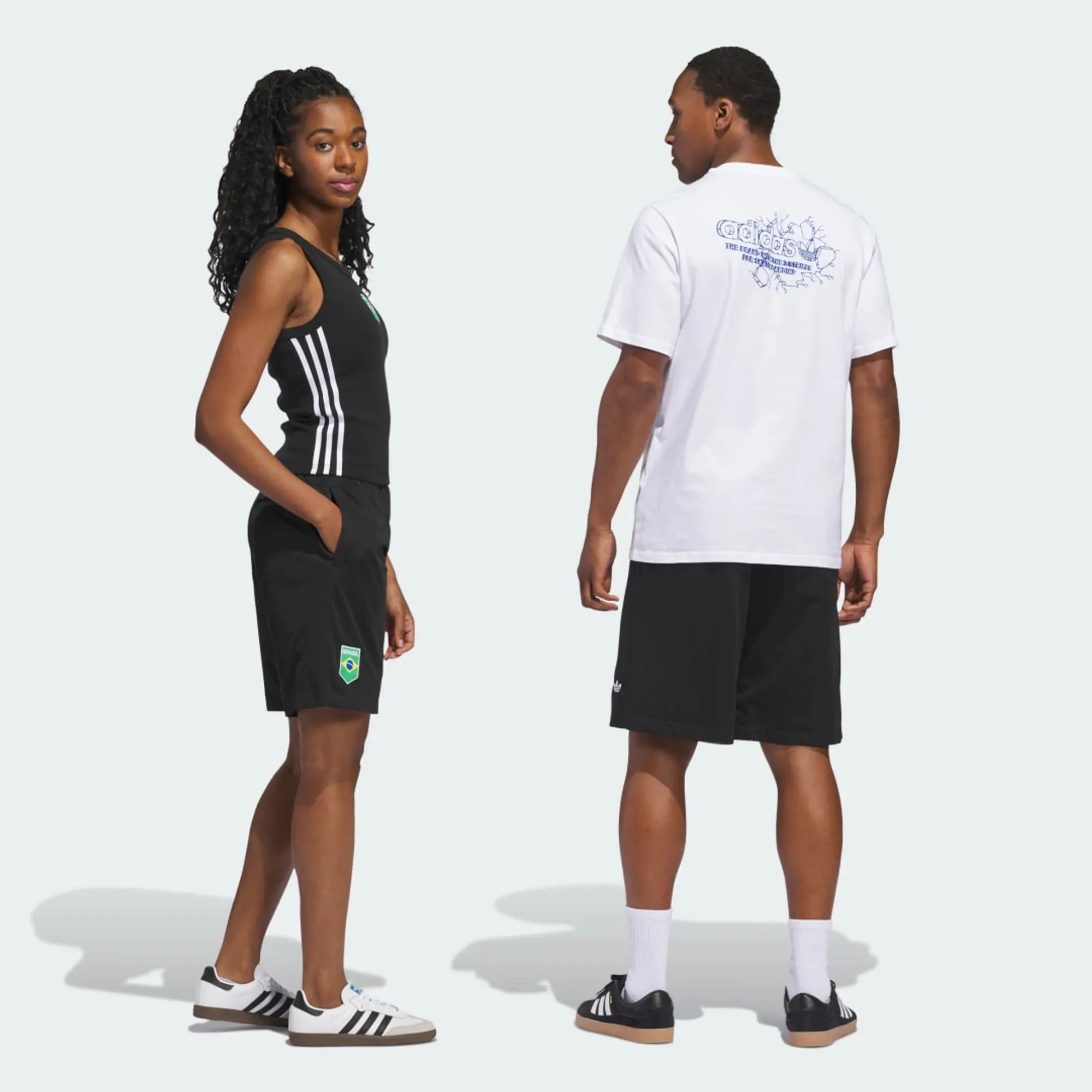 adidas Brasil Skateboarding Shorts (Gender Neutral)