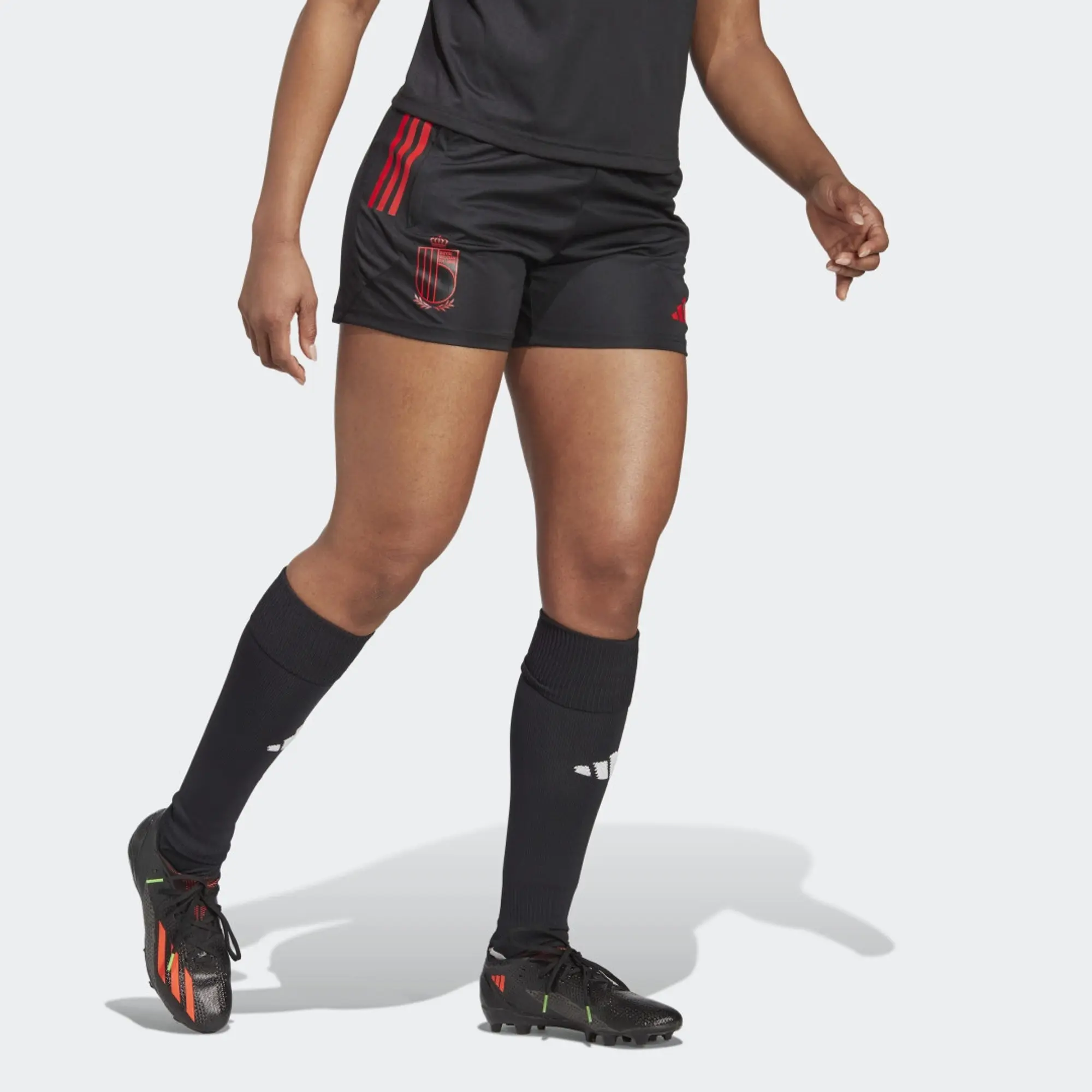 adidas Belgium Training Shorts 2023 Womens - Black