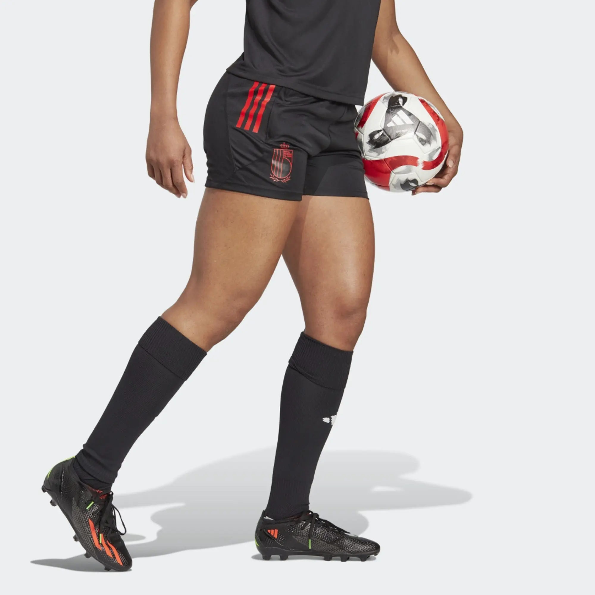adidas Belgium Training Shorts 2023 Womens - Black