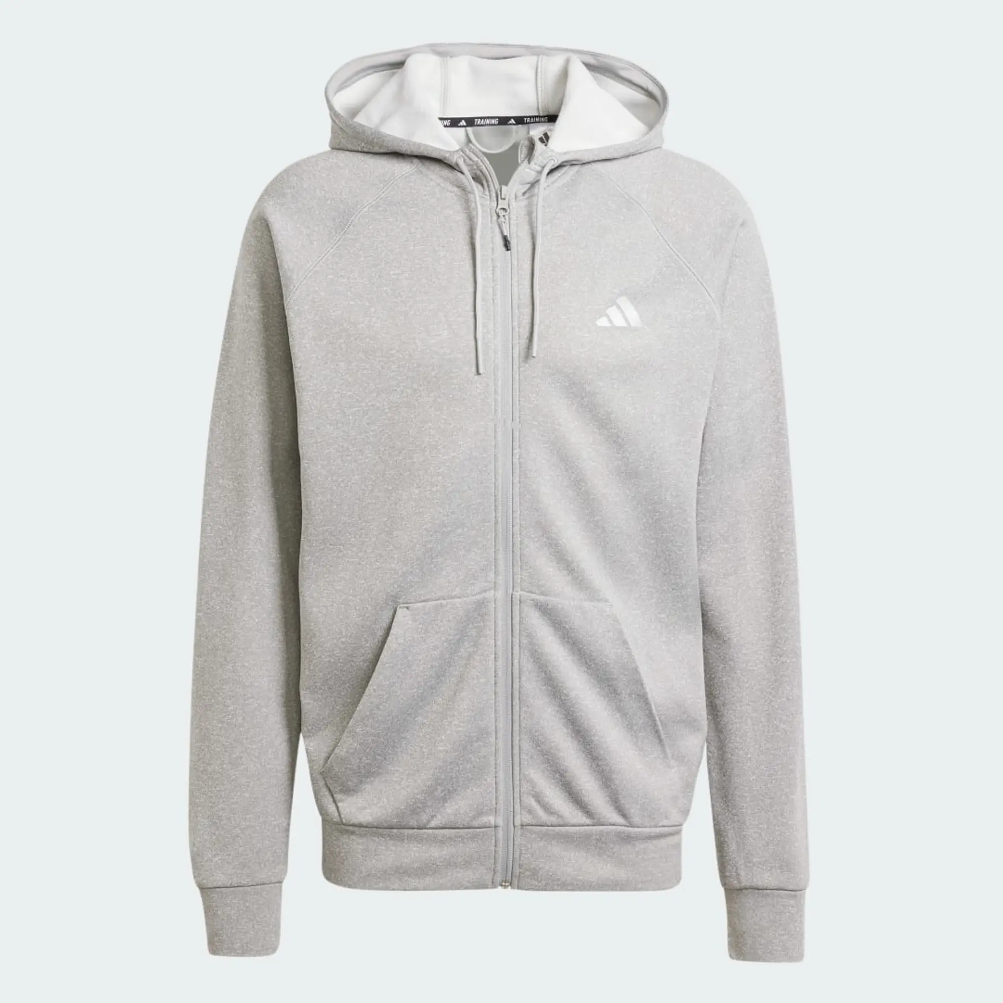 adidas Game and Go Training Big Logo 3-Stripes Full-Zip Hoodie