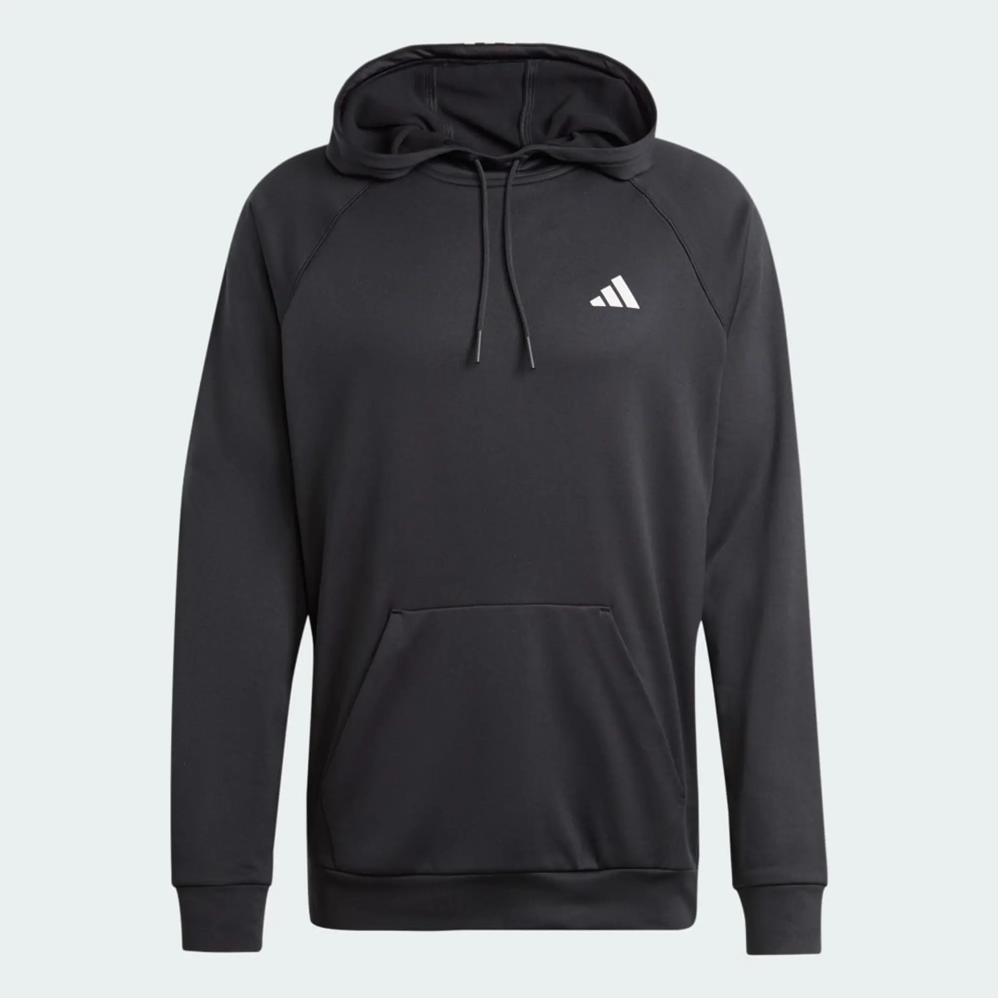 Adidas Game And Go Small Logo 3 Stripes Hoodie  - Black