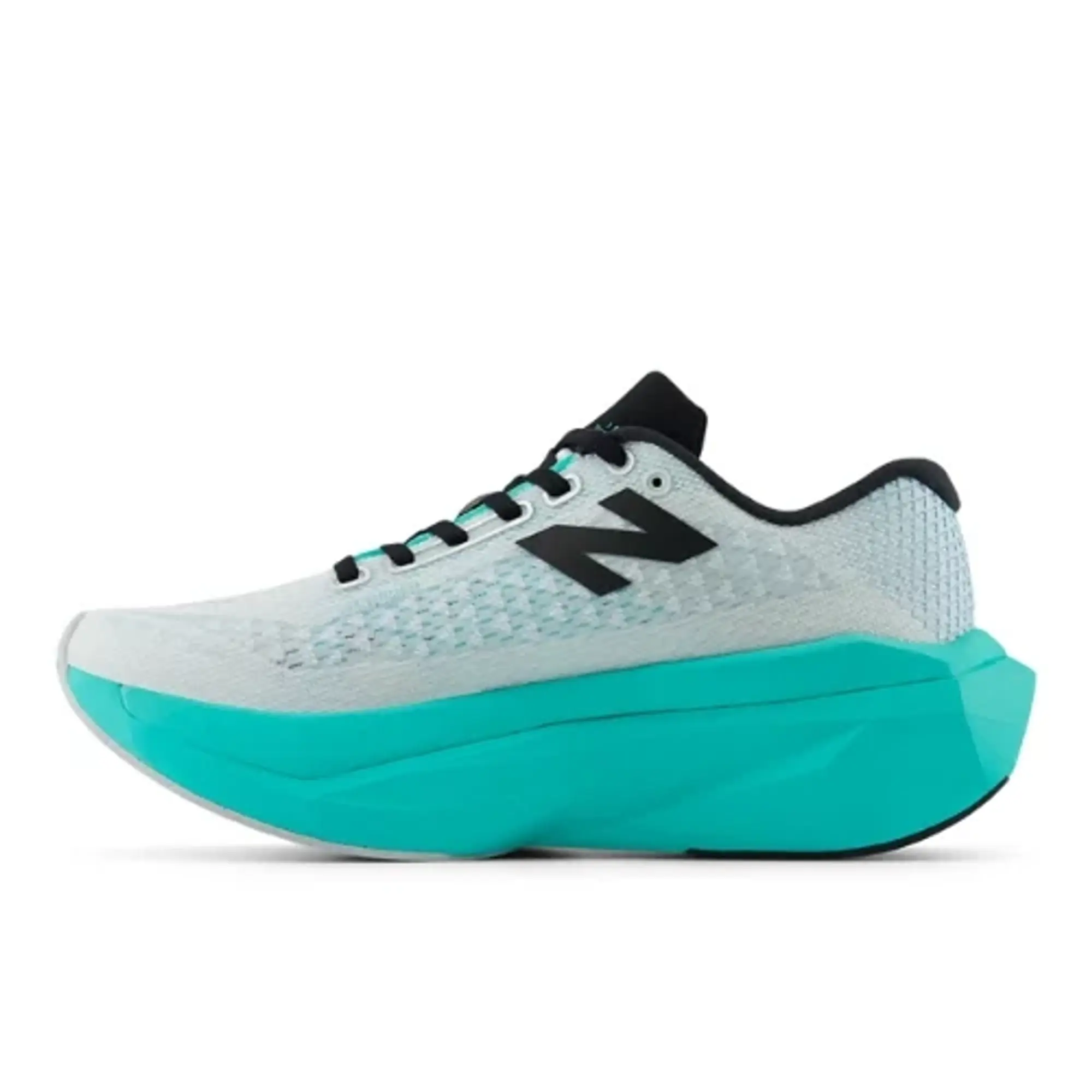 New Balance Women's FuelCell SuperComp Trainer v3 in White/Green/Grey/Blue Synthetic