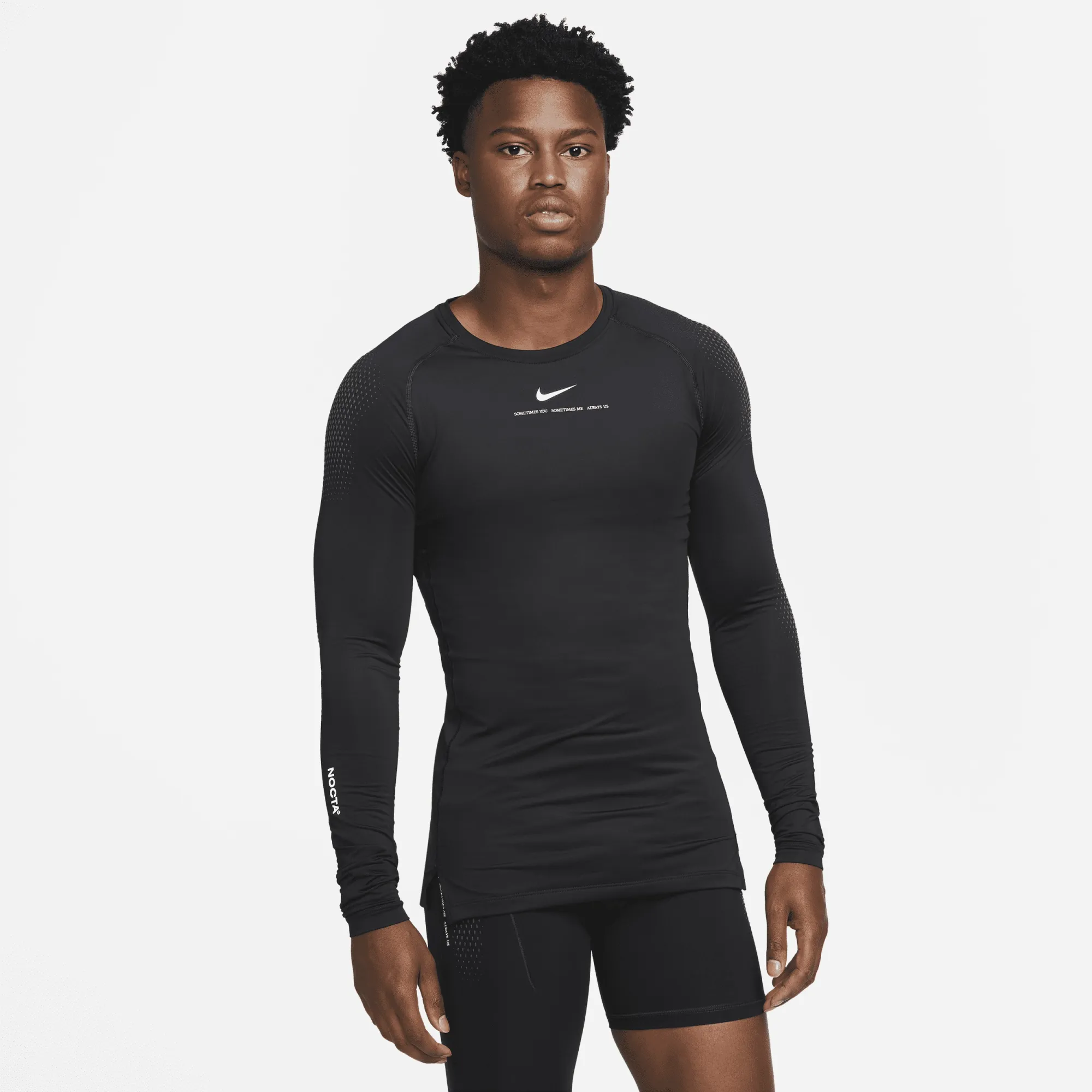 Nike NOCTA Men's Long-Sleeve Base Layer Basketball Top - Black