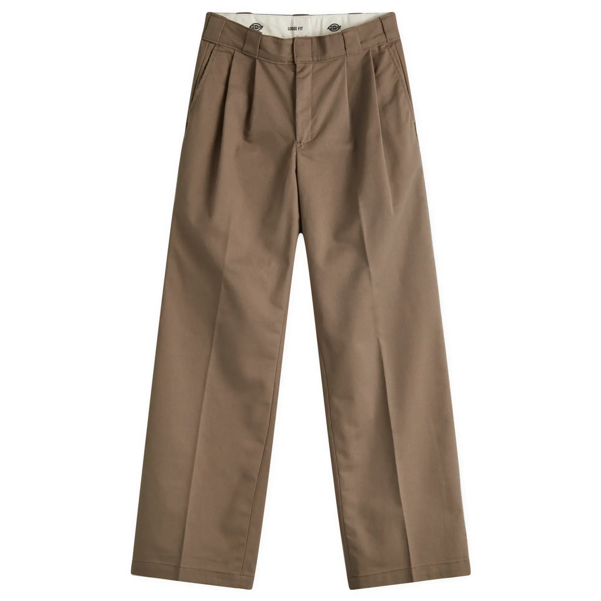 Dickies Women's Pleated Multi Pocket Work Pant Mushroom