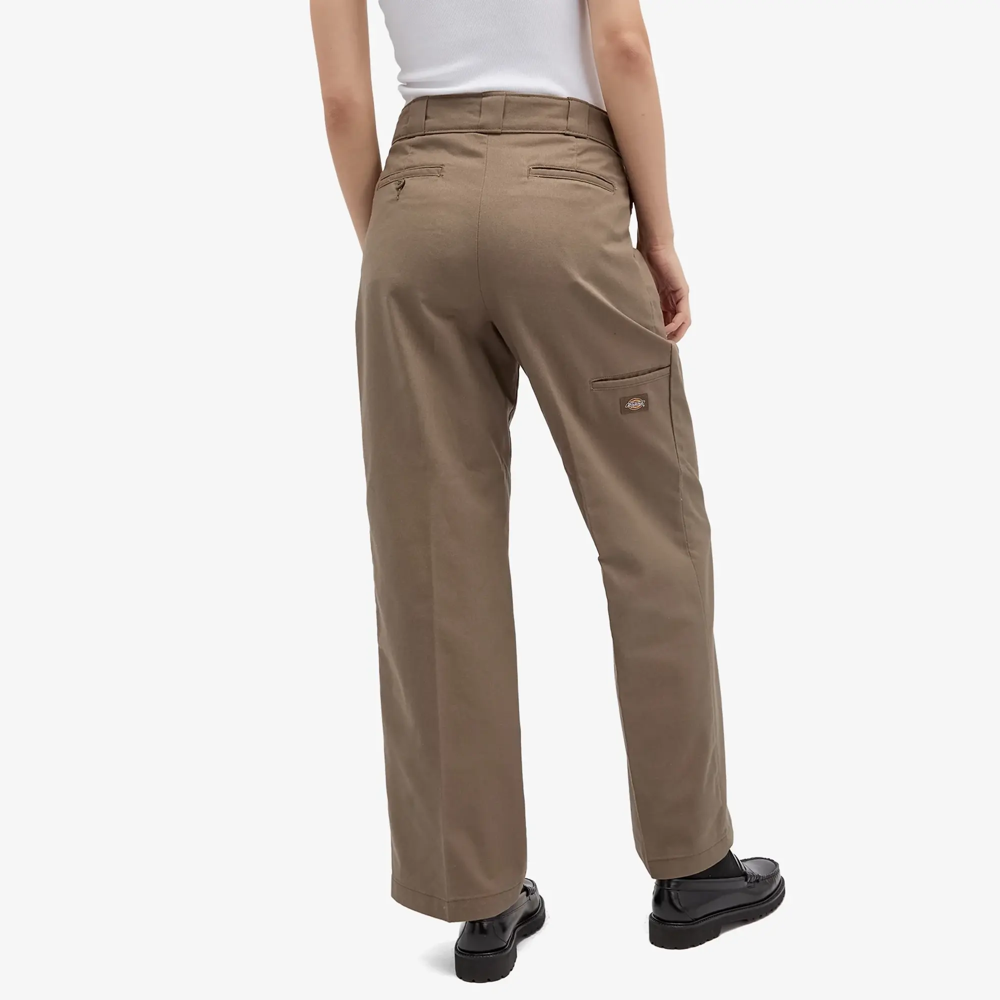 Dickies Women's Pleated Multi Pocket Work Pant Mushroom