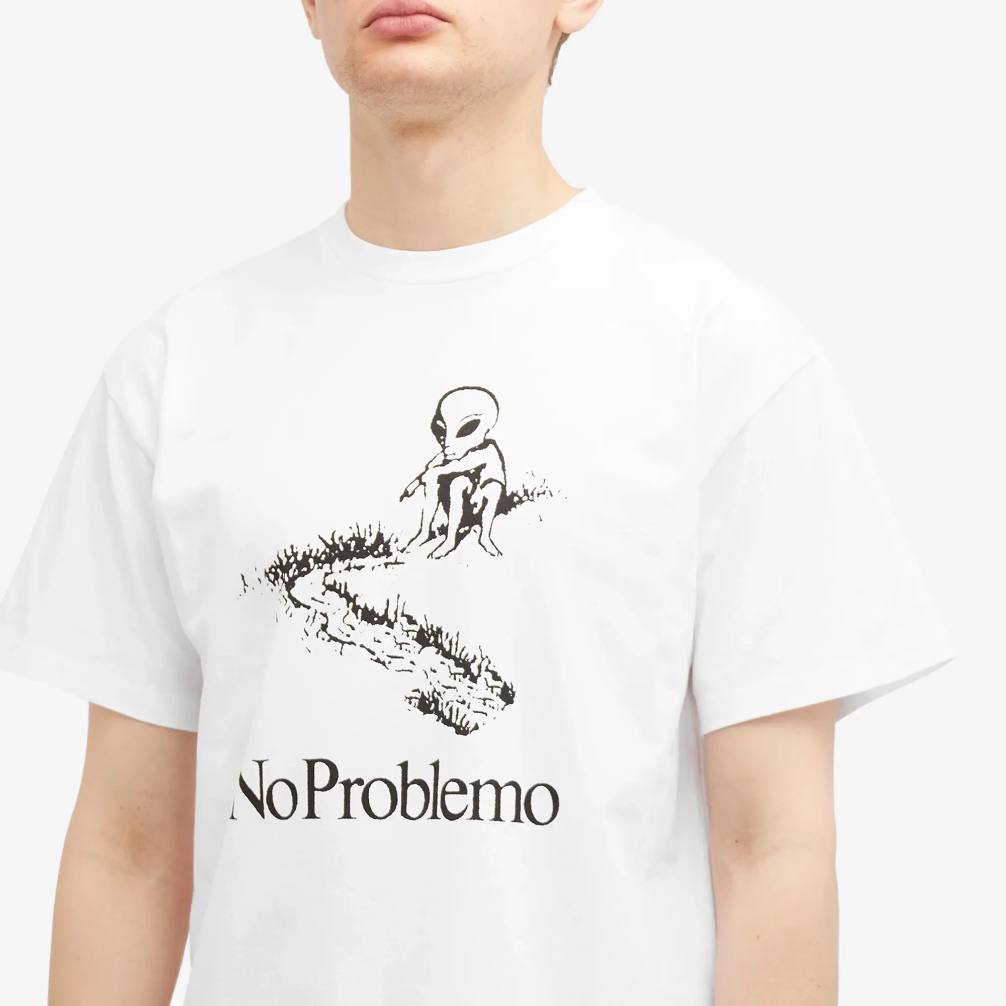 No Problemo Toboggan T-Shirt, White