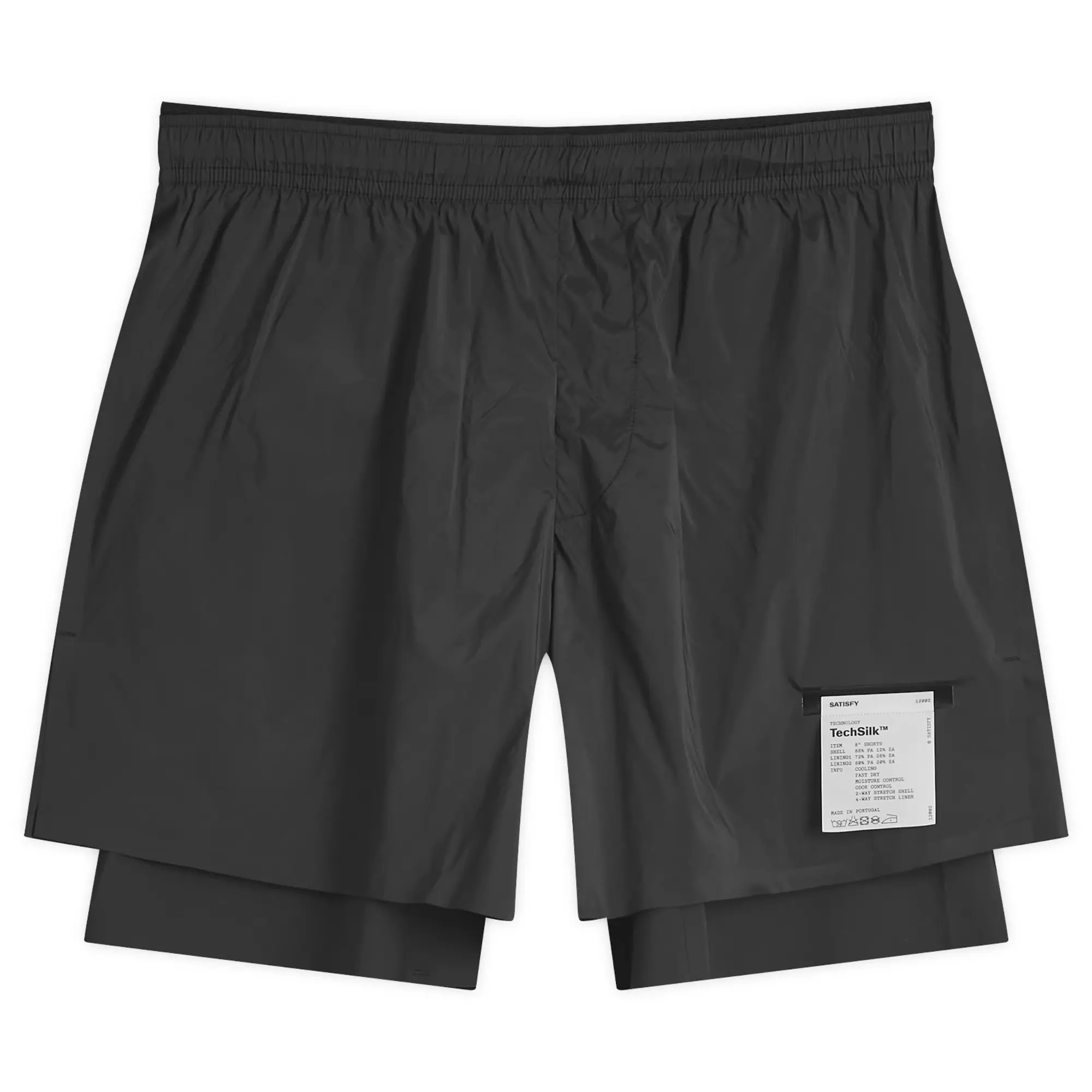 Satisfy Men's TechSilk™ 8 Shorts Black