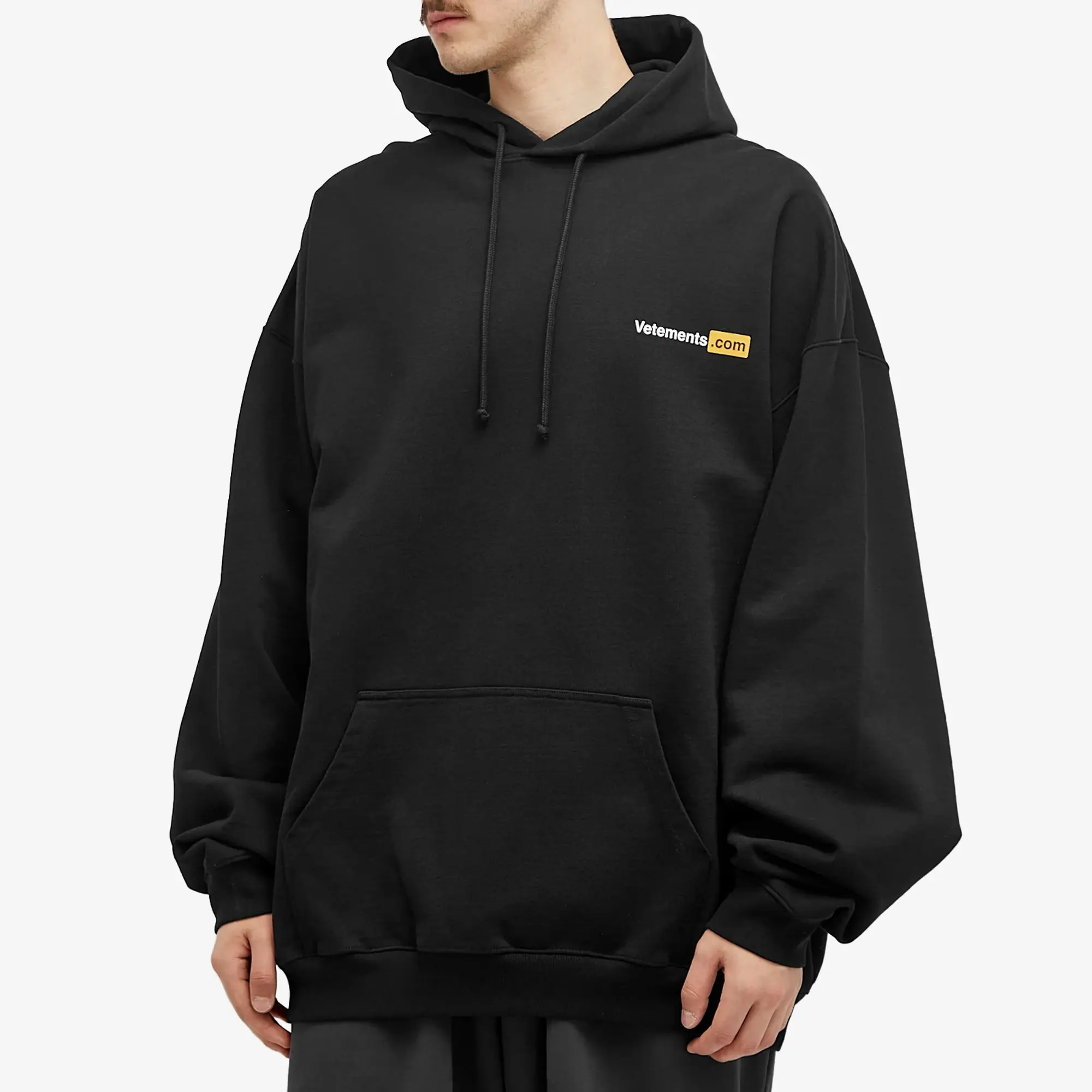 VETEMENTS Men's XXX Logo Hoodie Black | UA65HD310B | FOOTY.COM VETEMENTS Men's XXX Logo Hoodie Black | UA65HD310B | FOOTY.COM