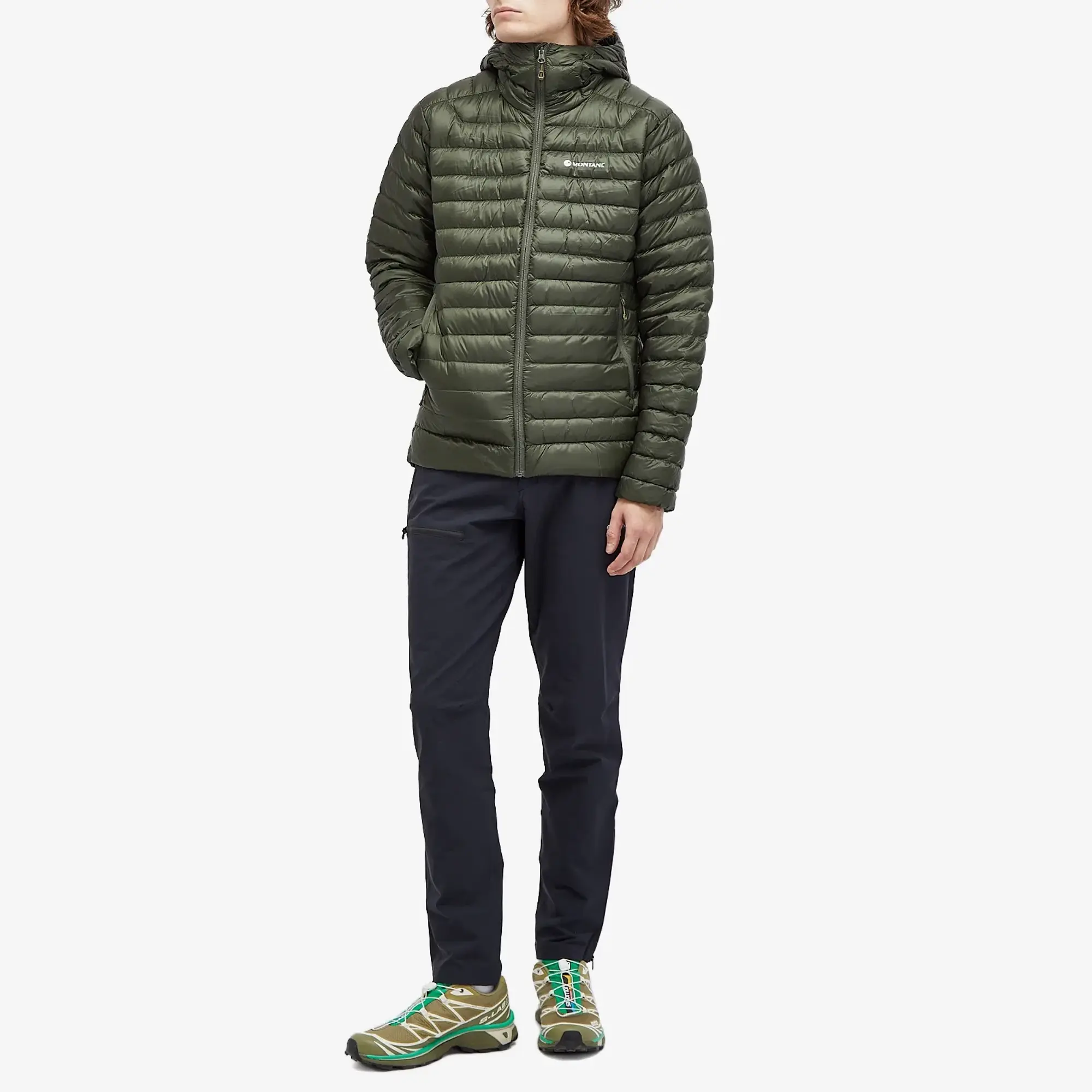 Montane Men's Anti-Freeze Hooded Down Jacket Oak Green