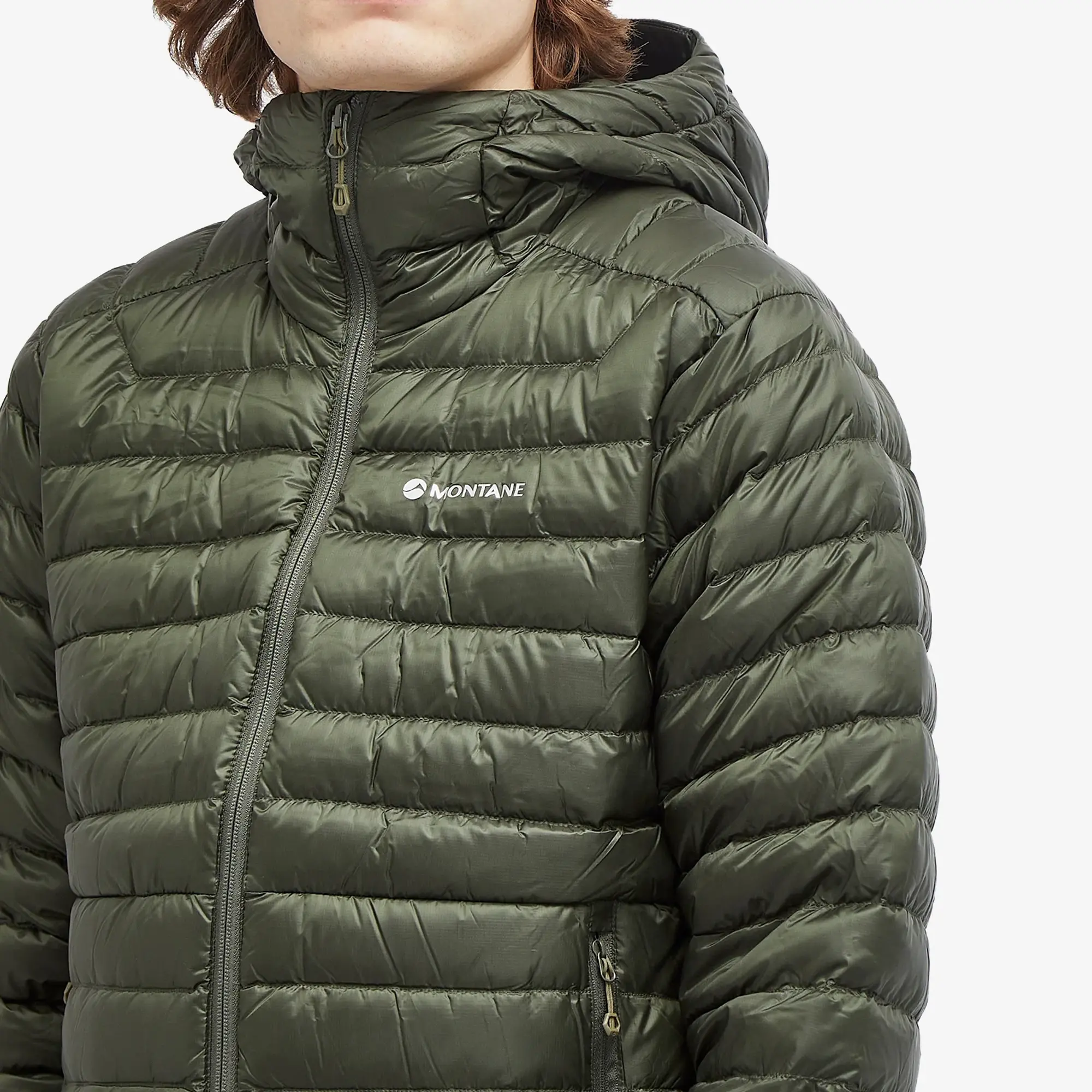 Montane Men's Anti-Freeze Hooded Down Jacket Oak Green