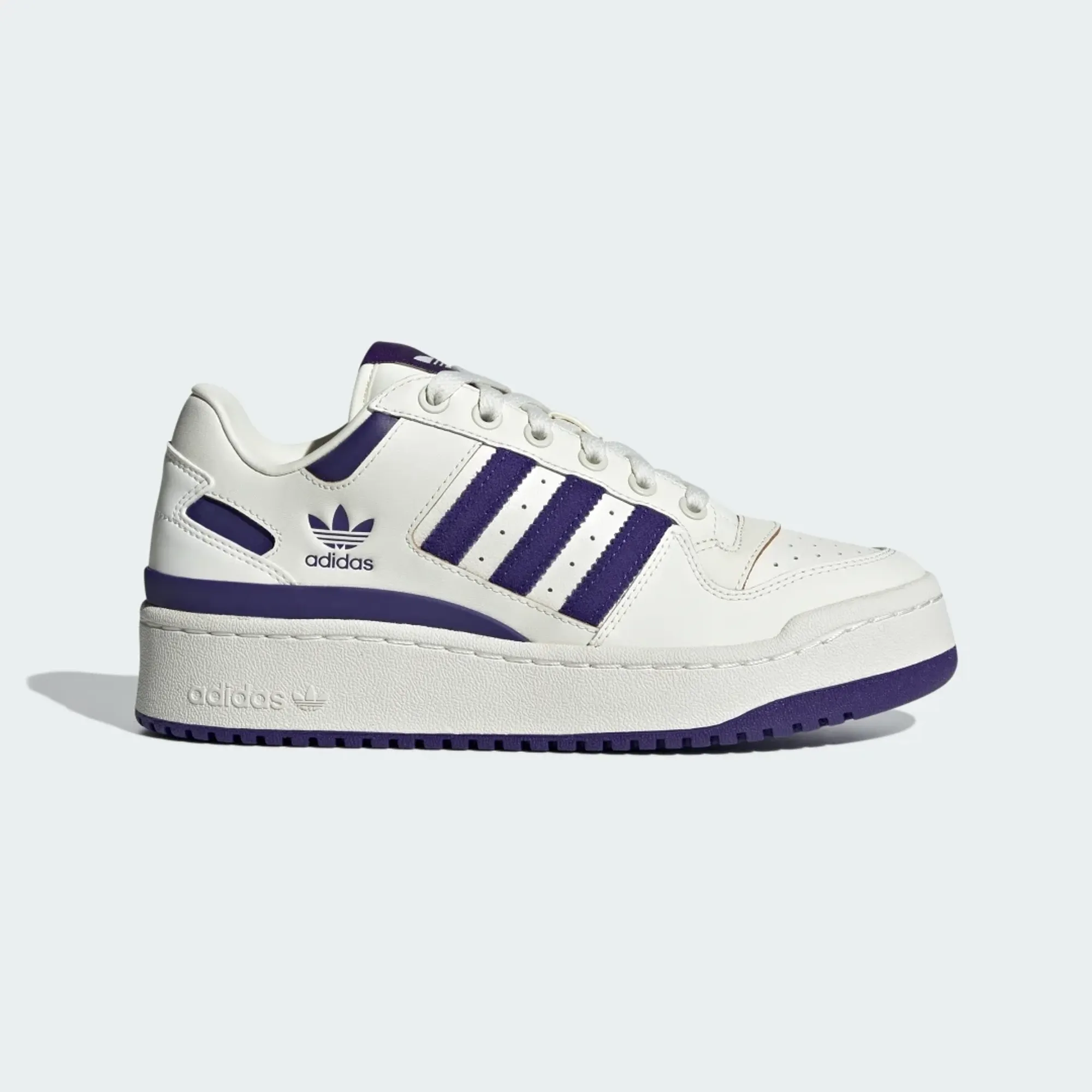 Adidas Originals Forum Bold Stripe Trainers In White And Purple | ID0421 | FOOTY.COM Adidas Originals Forum Bold Stripe Trainers In White And Purple | ID0421 | FOOTY.COM