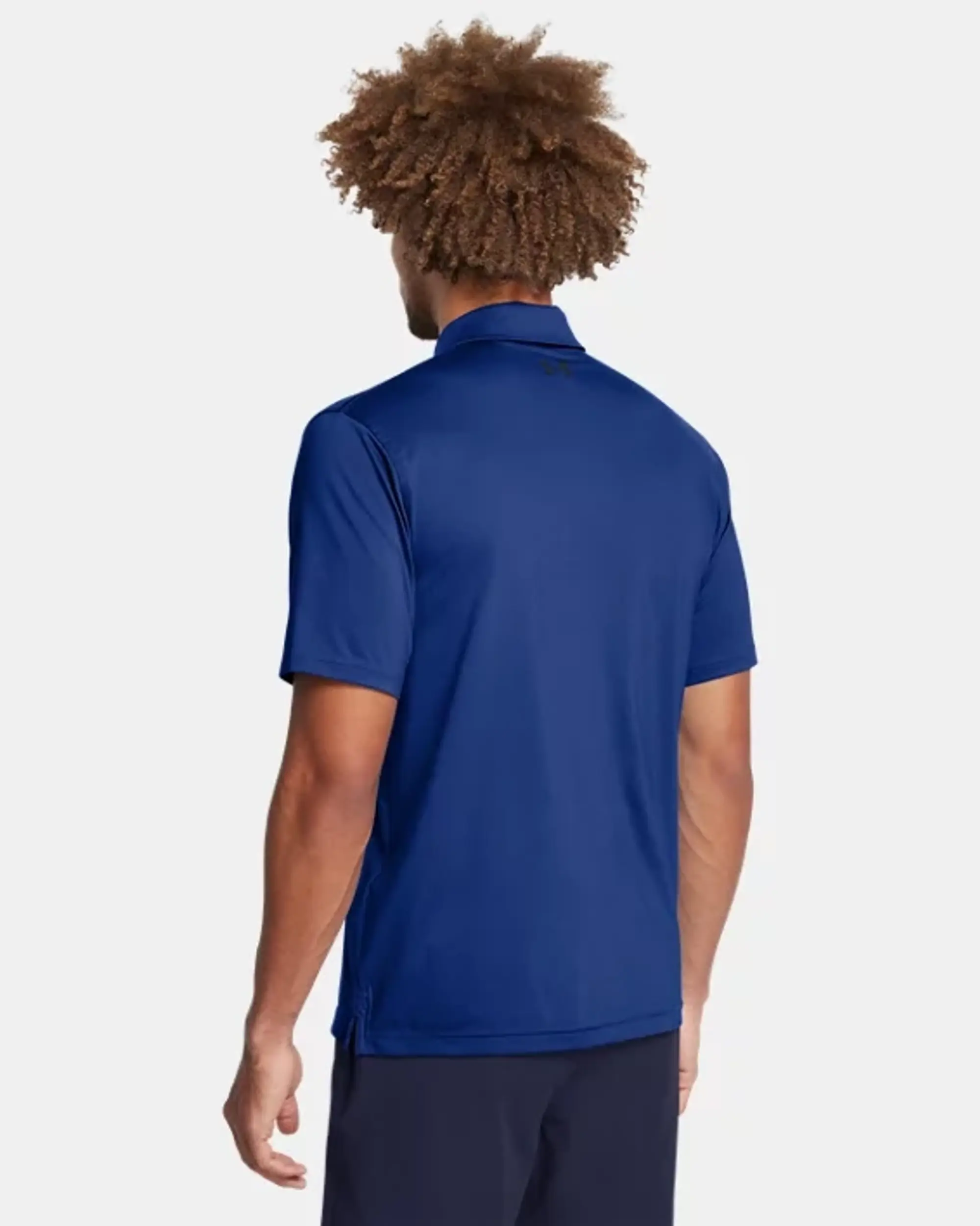 Men's  Under Armour  Tee To Green Polo Tech Blue / Black L