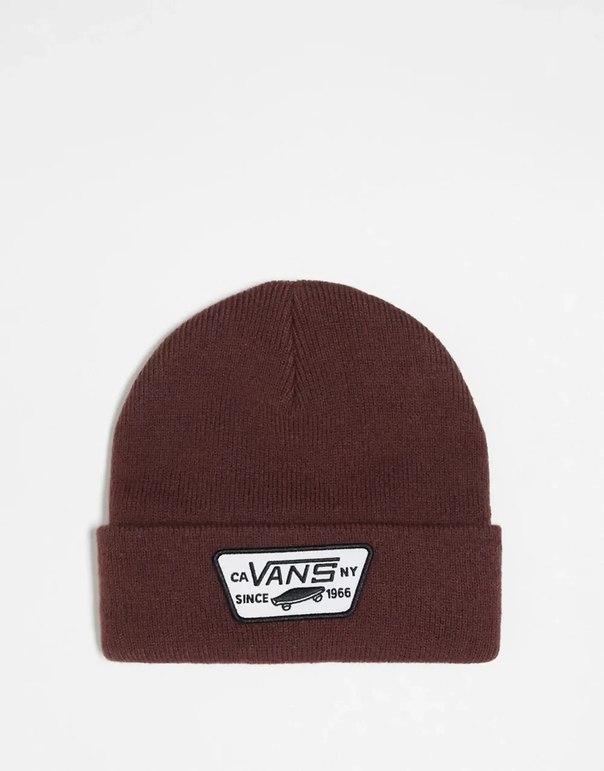 Vans Milford Beanie In Bitter Chocolate-Brown