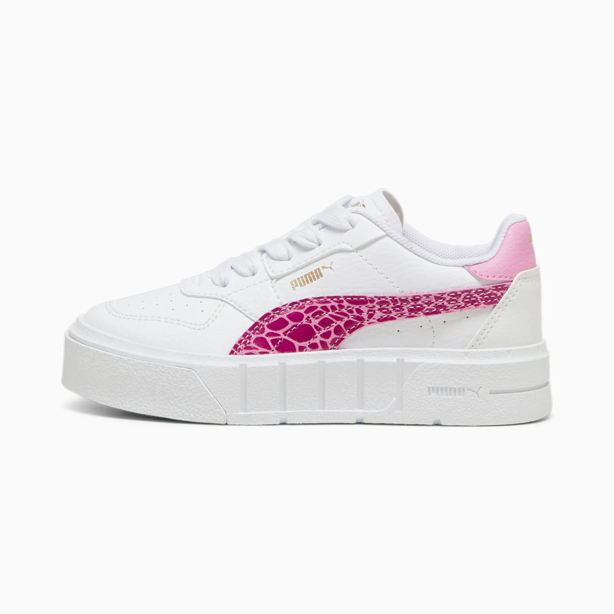 Puma Girls Cali Court Animal Sneakers - White