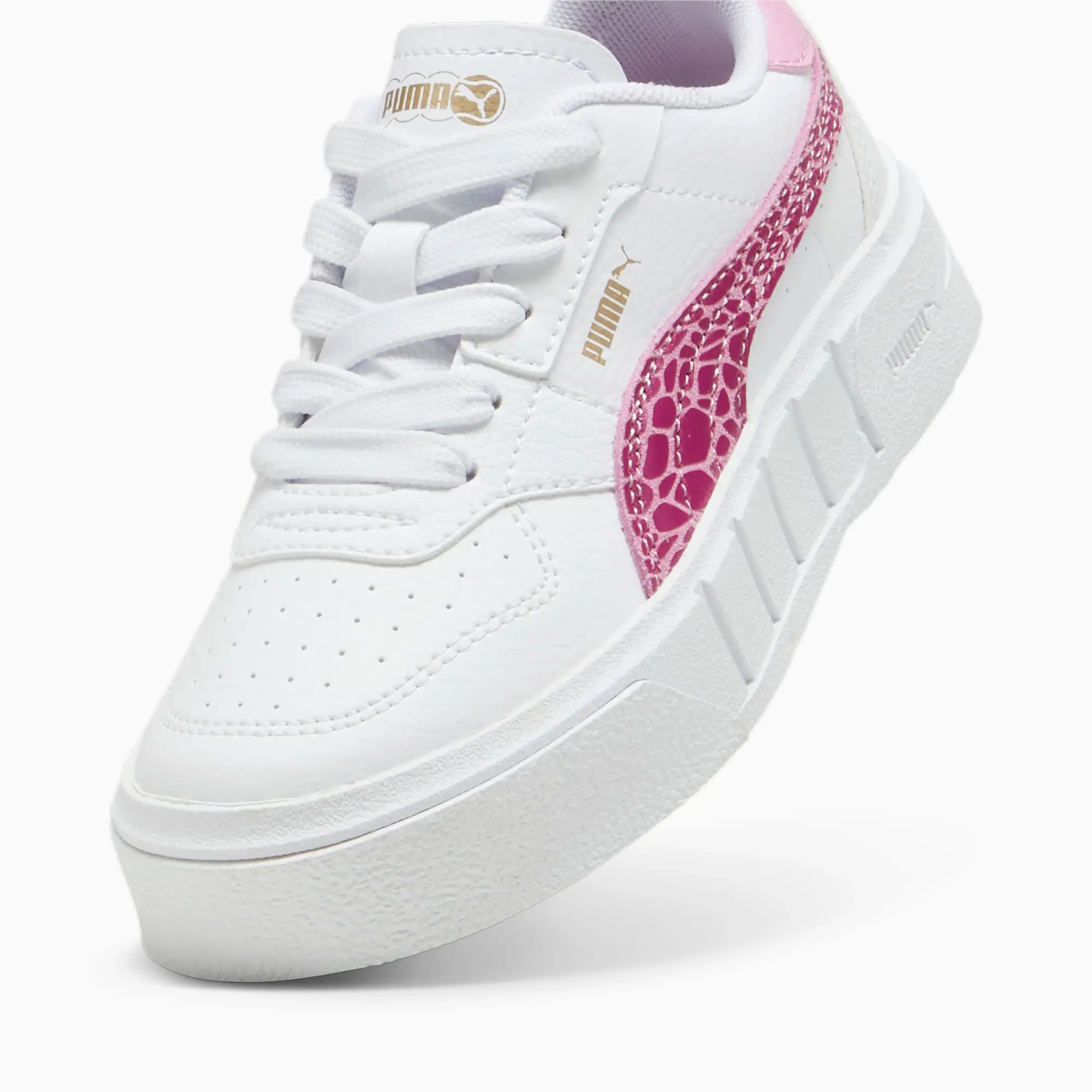 Puma Girls Cali Court Animal Sneakers - White