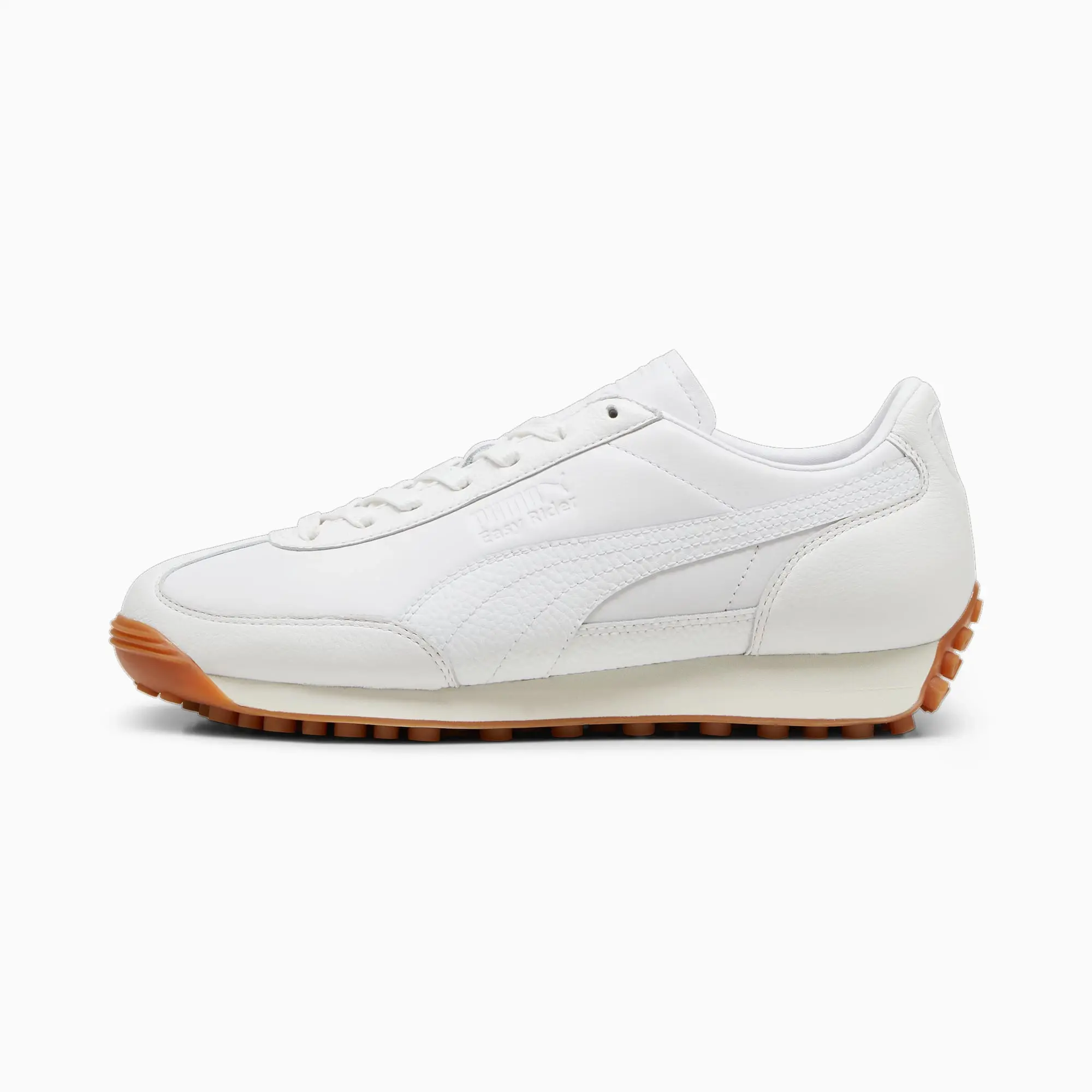 PUMA Easy Rider Leather Sneakers Unisex, White/Frosted Ivory