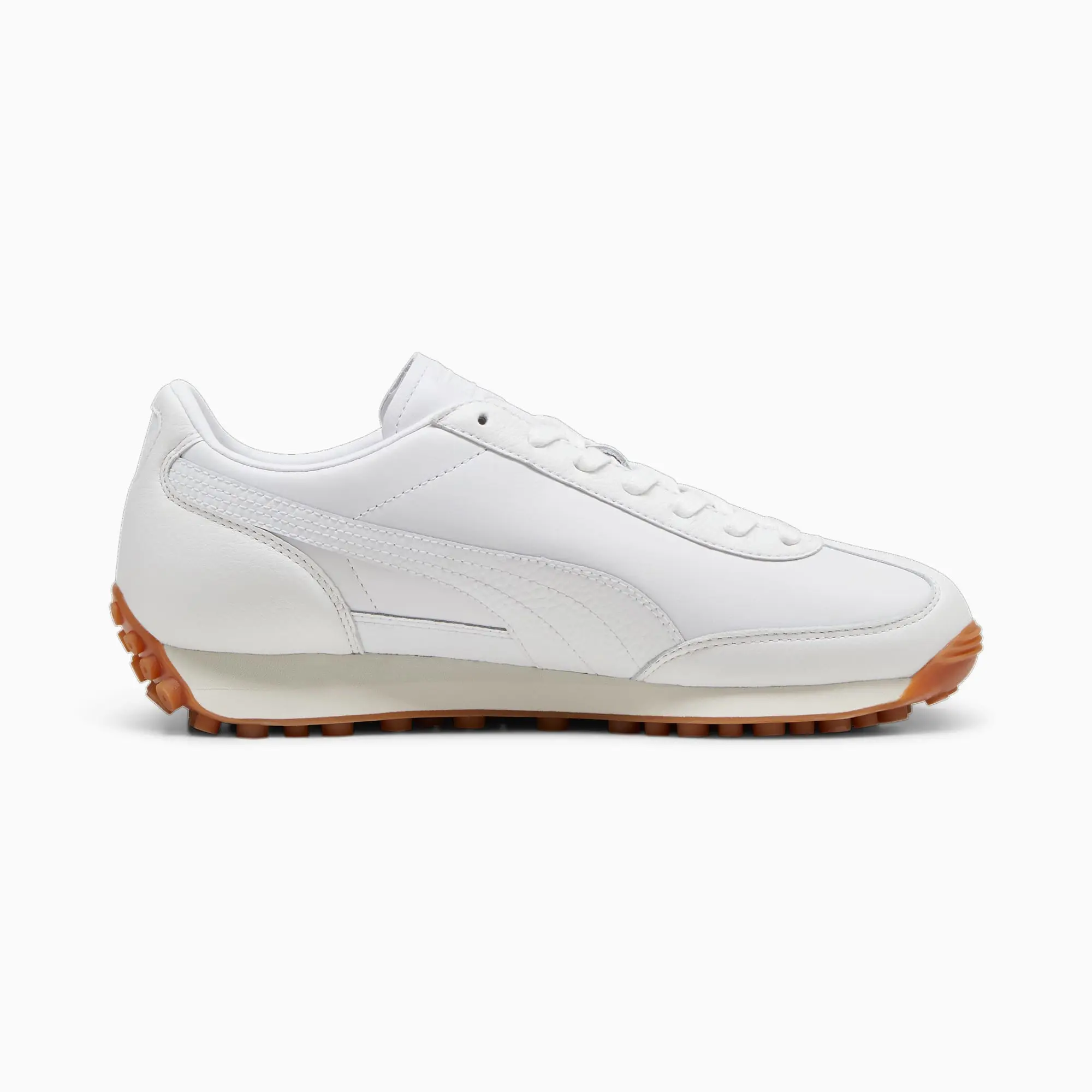 PUMA Easy Rider Leather Sneakers Unisex, White/Frosted Ivory