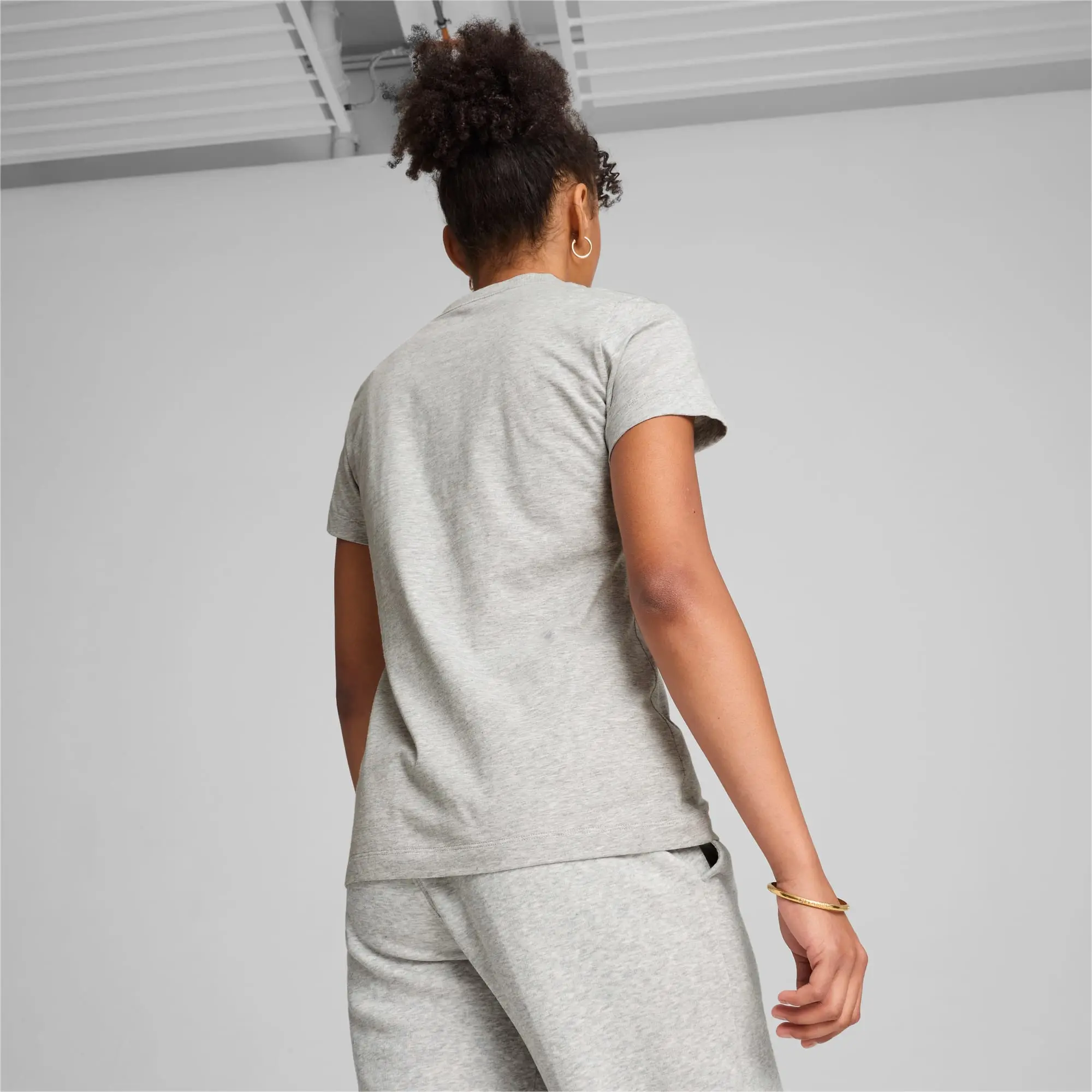Puma SQUAD Graphic Womens T-shirt - Grey