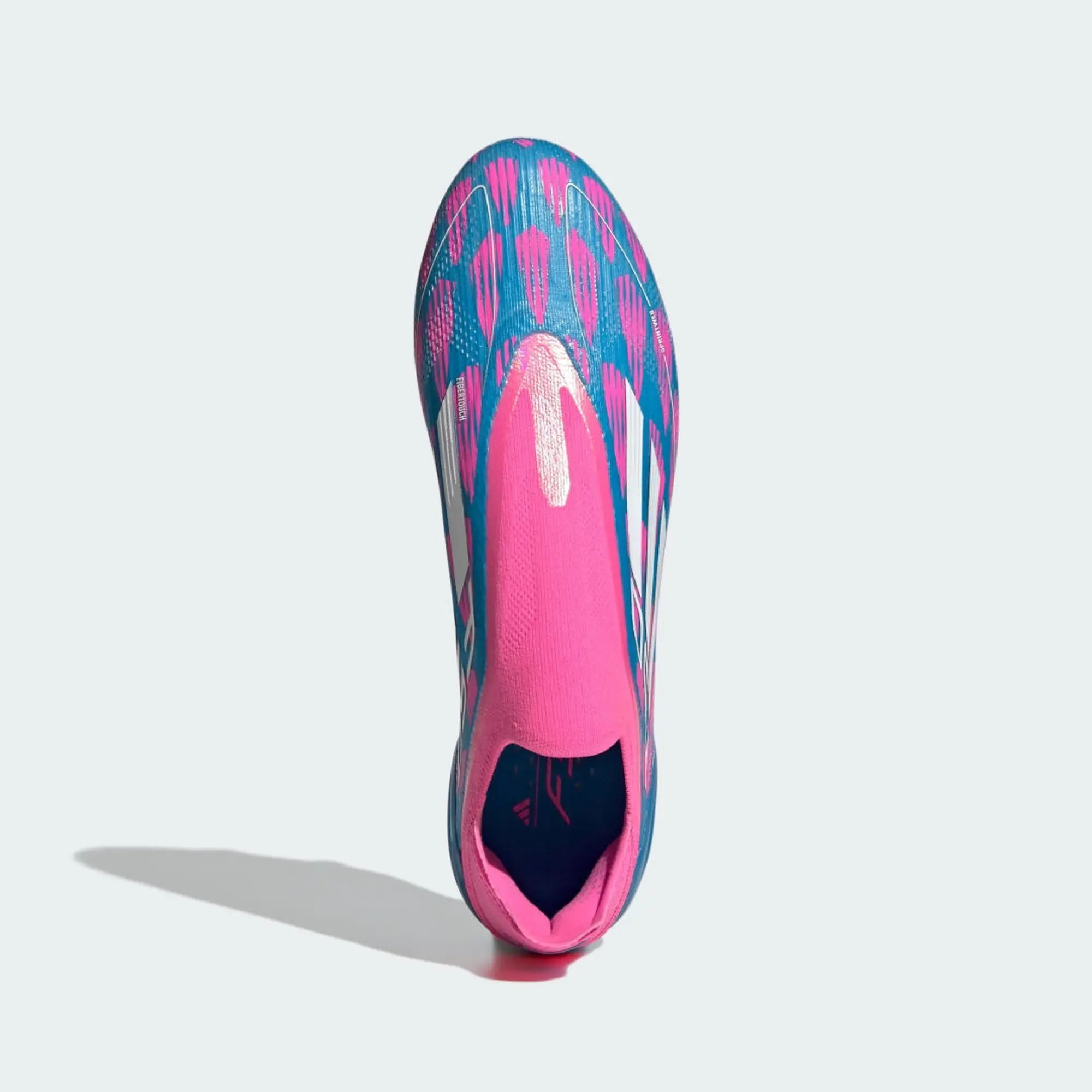 Adidas F50 Elite Laceless Fg Reemergence - Solar Blue/Footwear White/Solar Pink - ['Blue']