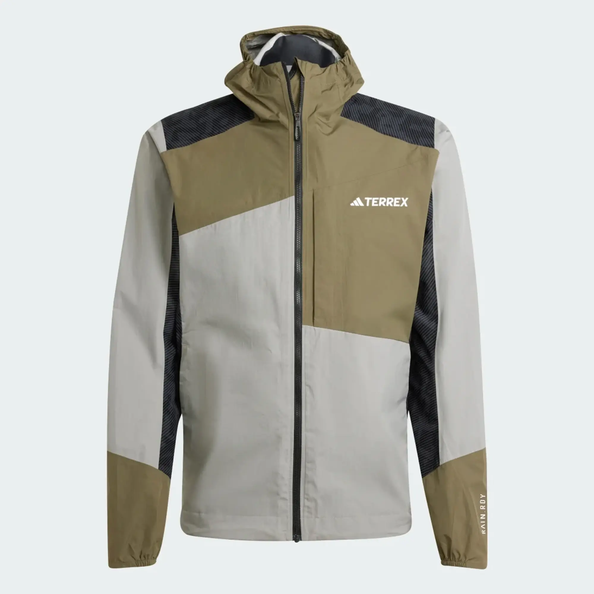 Jacket Adidas Xperior Hybrid Rain.Rdy Jacket Ch Solid Grey/ Olive Strata/ Carbon Xxl