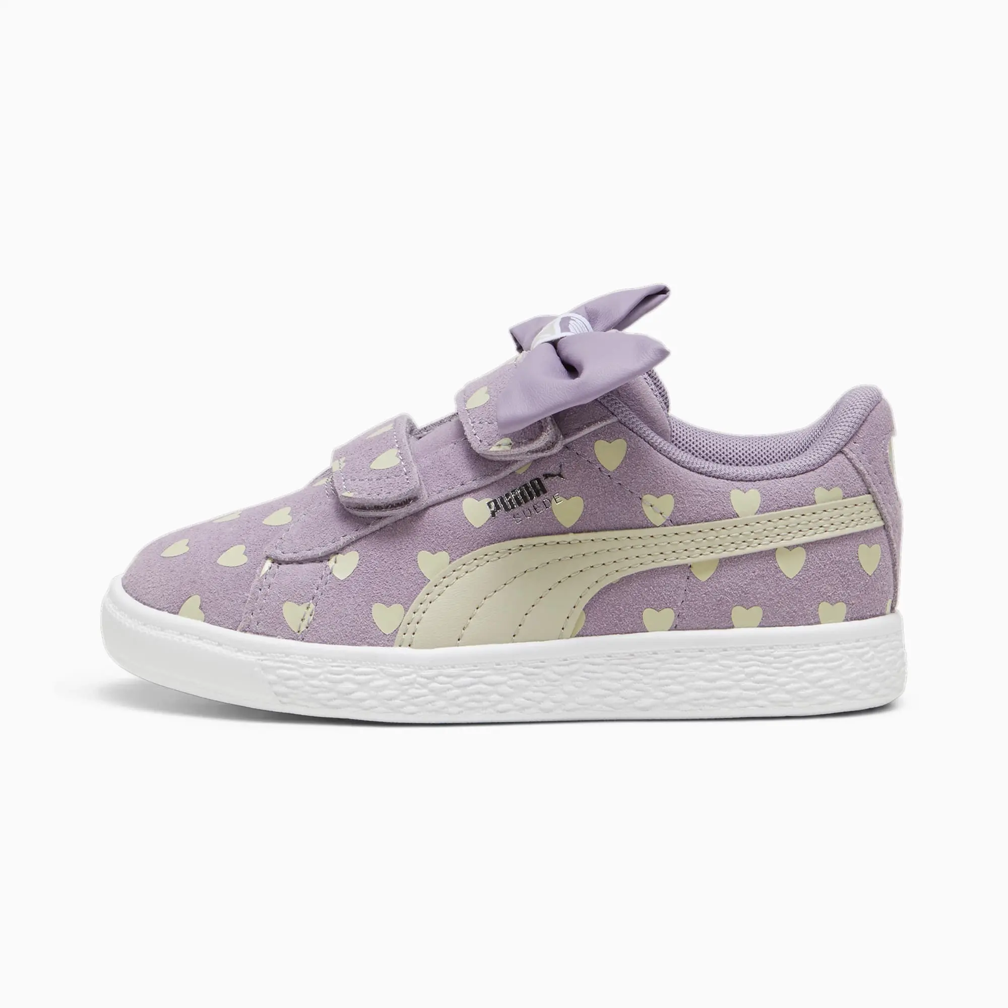 PUMA Suede Classic LF Re-Bow V Sneakers Kids, Pale Plum/Desert Dust