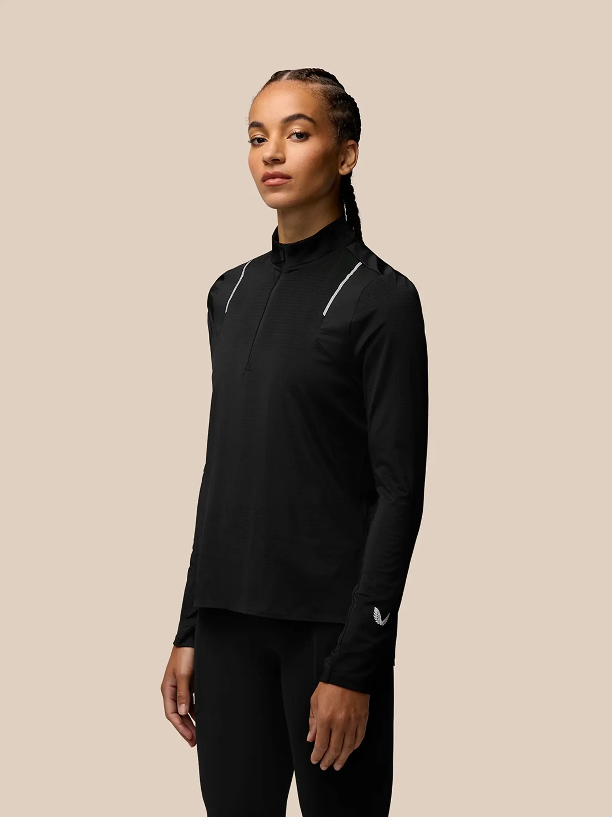 Castore Apex Training 1/4 Zip Top - Black