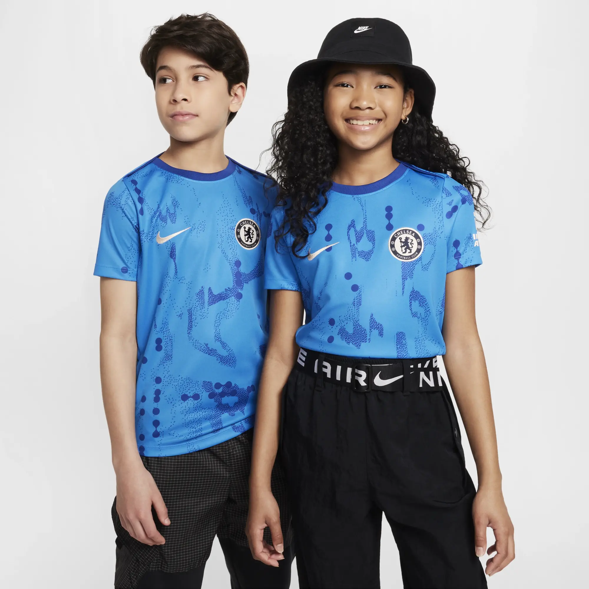 Nike Chelsea Kids SS Pre-Match Home Shirt 2024/25