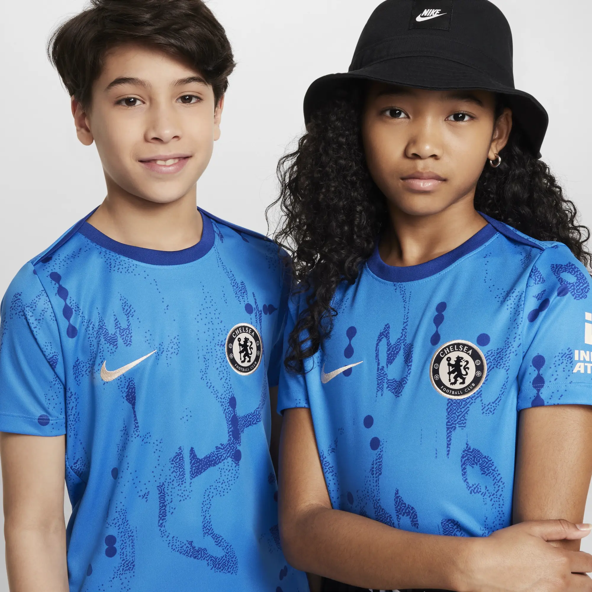 Nike Chelsea Kids SS Pre-Match Home Shirt 2024/25