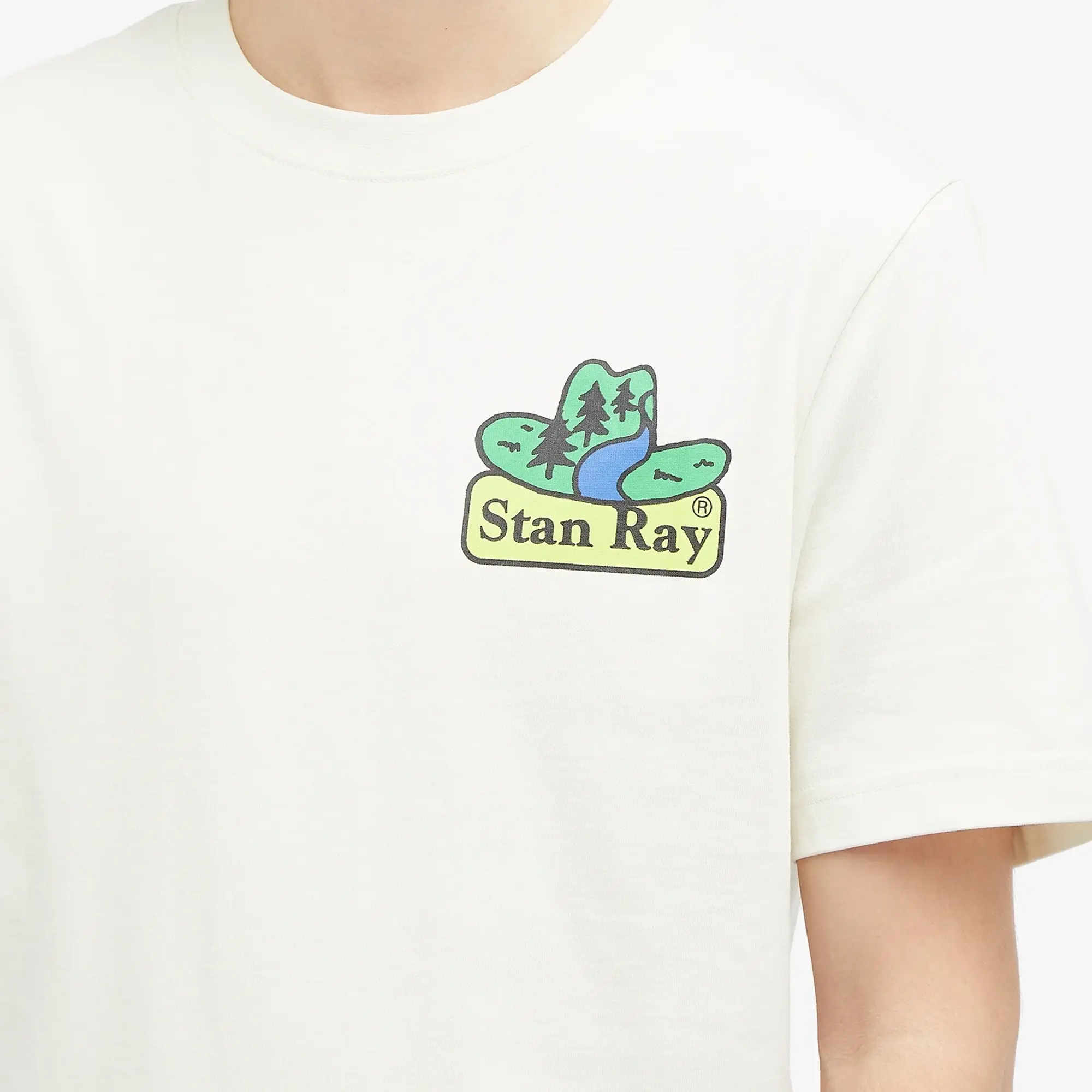 Stan Ray Tejas Stack T-Shirt, Ecru